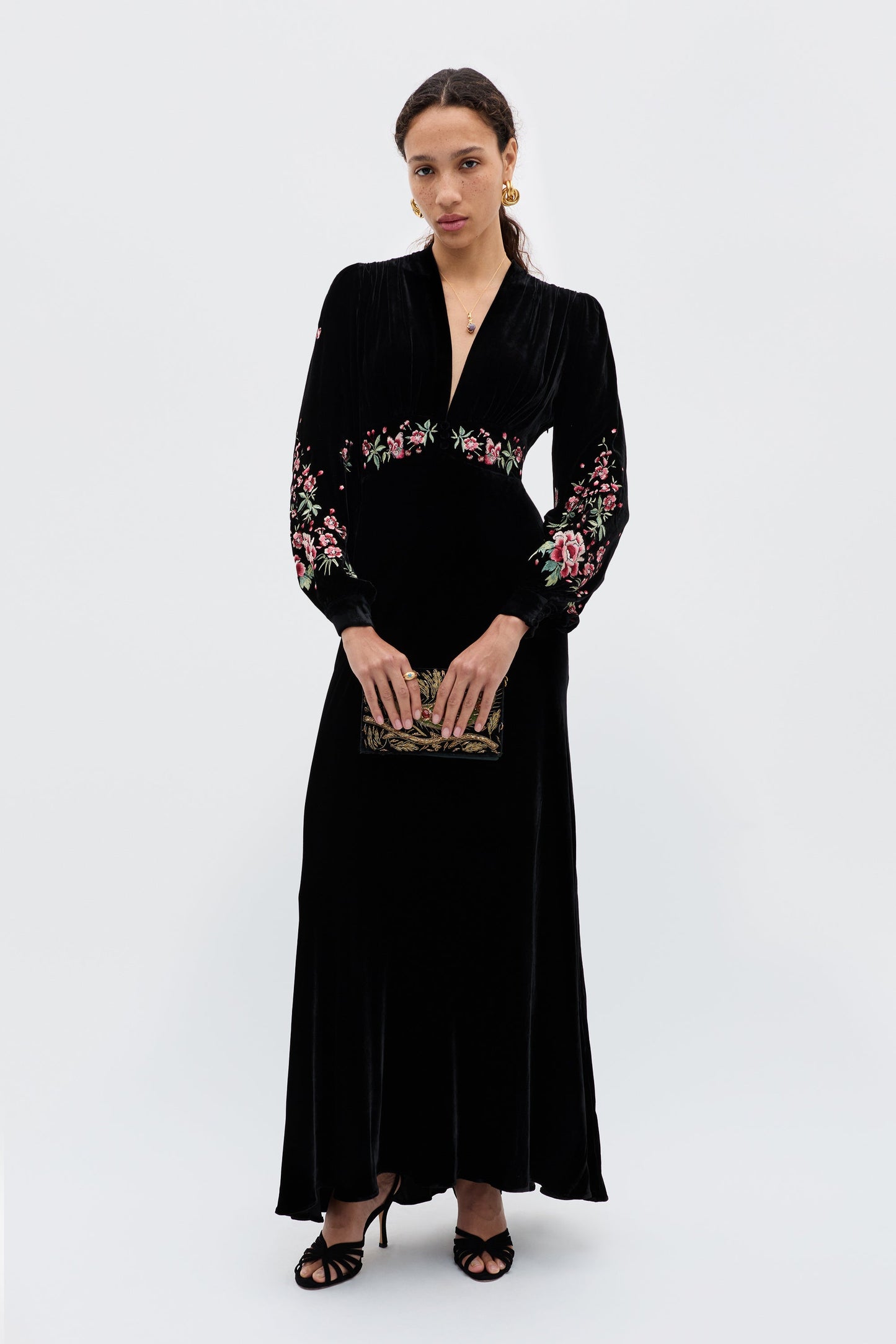 Emory - Blossom Embroidery Pink