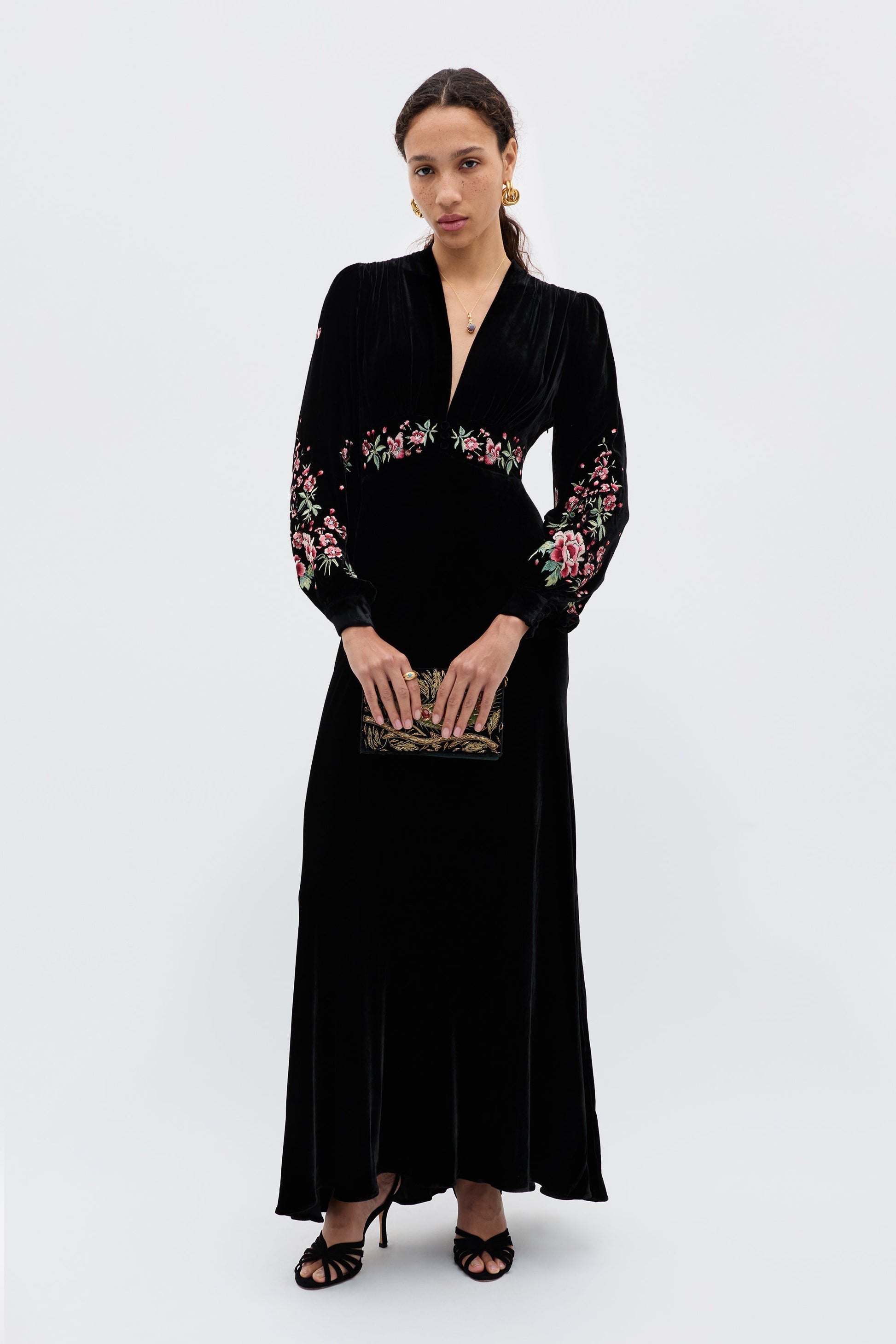 Emory - Blossom Embroidery Pink