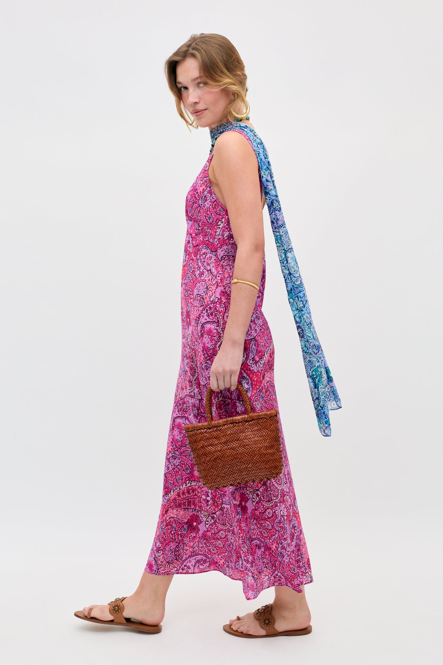 Bondi - Paisley Floral Red