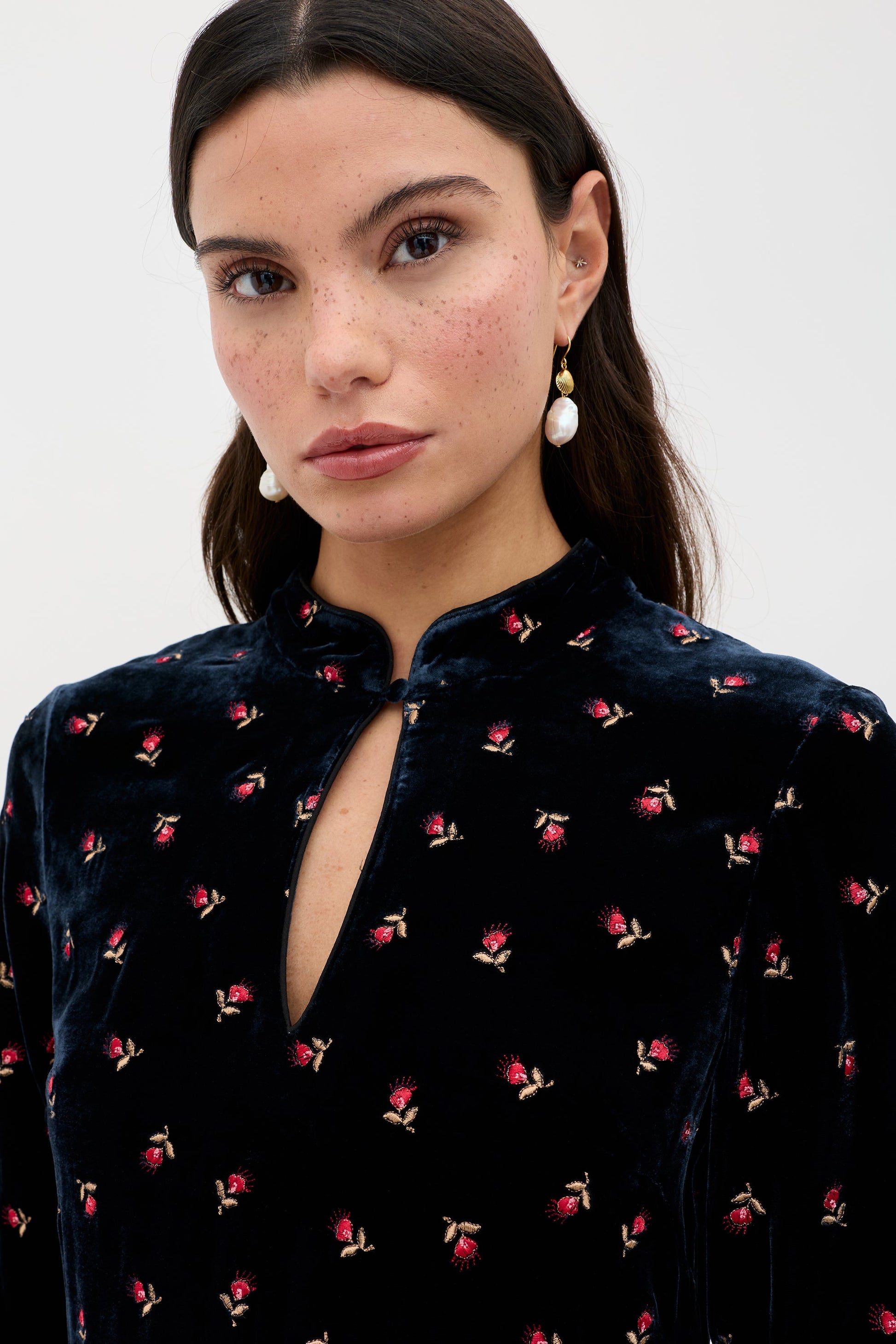 Calla - Dandy Embroidery Deep Navy