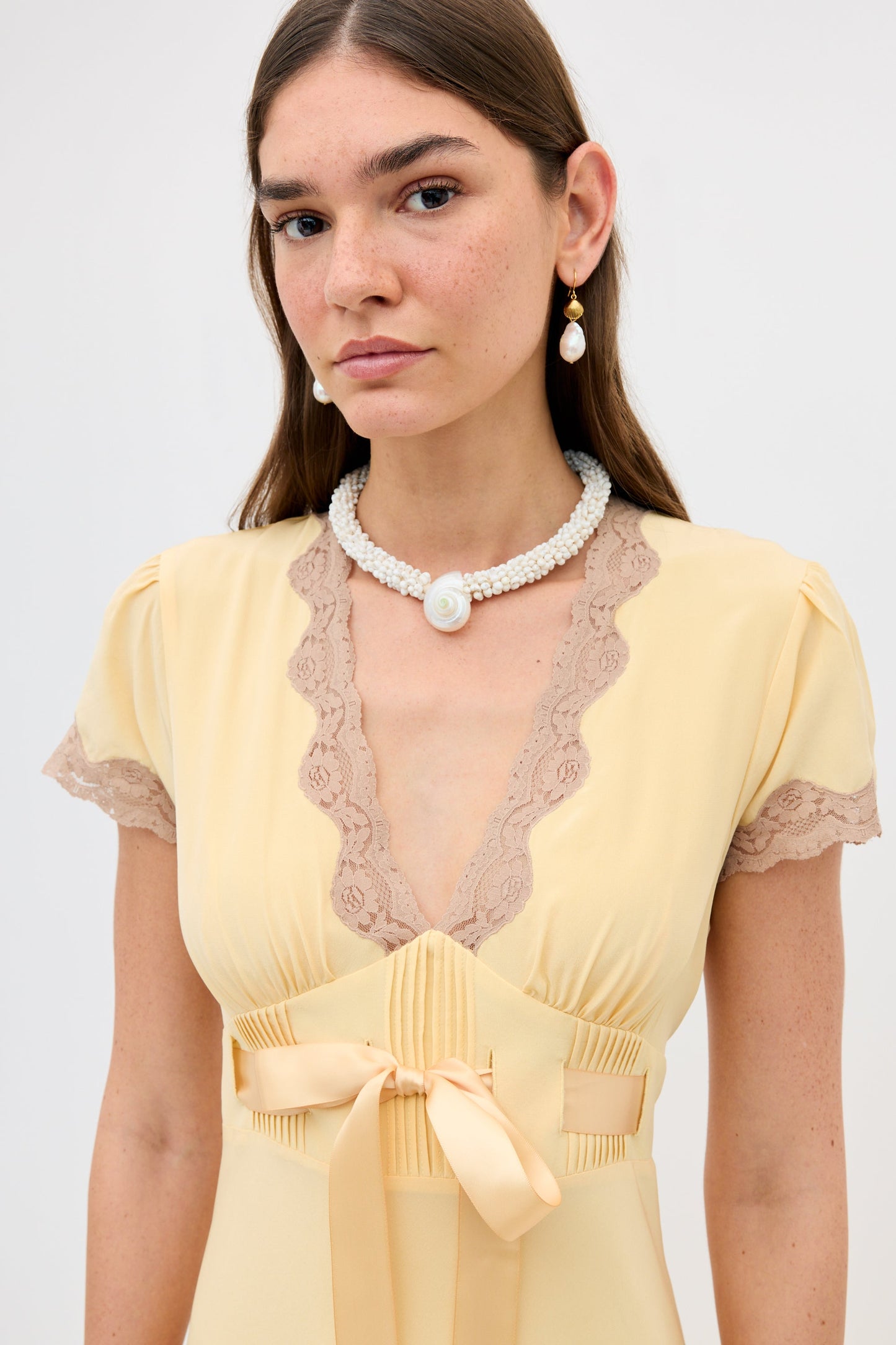 marlice dress butter yellow
