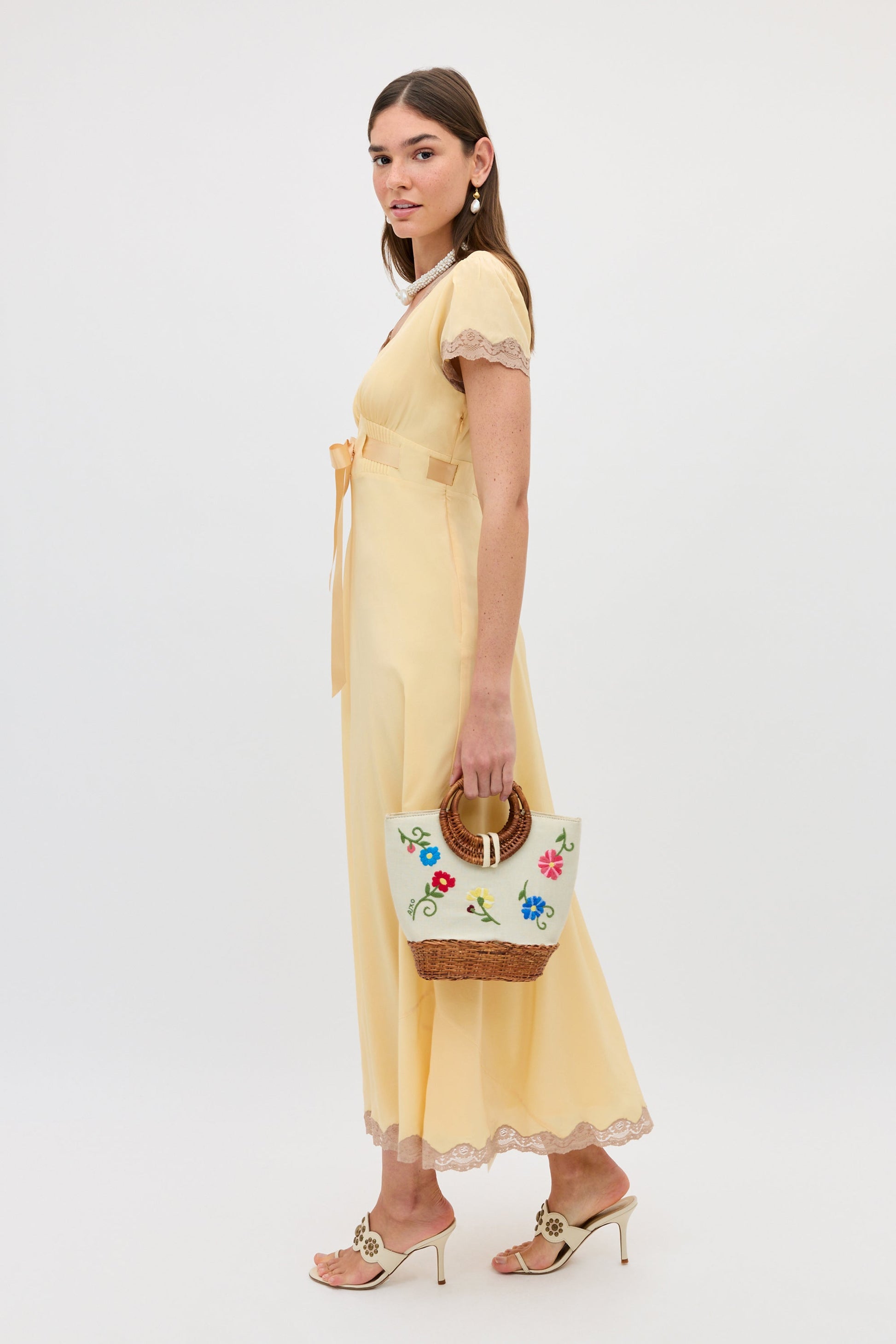 marlice dress butter yellow