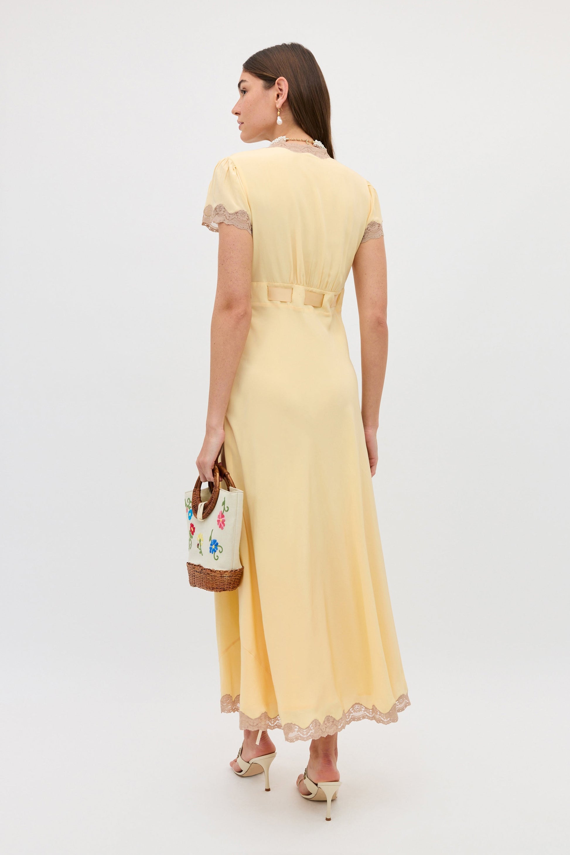 marlice dress butter yellow