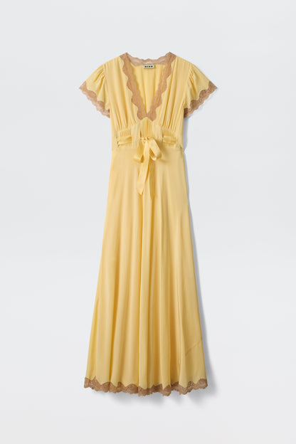 marlice dress butter yellow