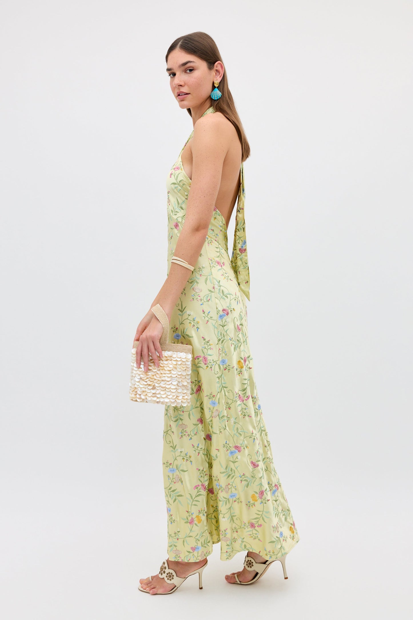 Dune - Botanical Embroidery Green