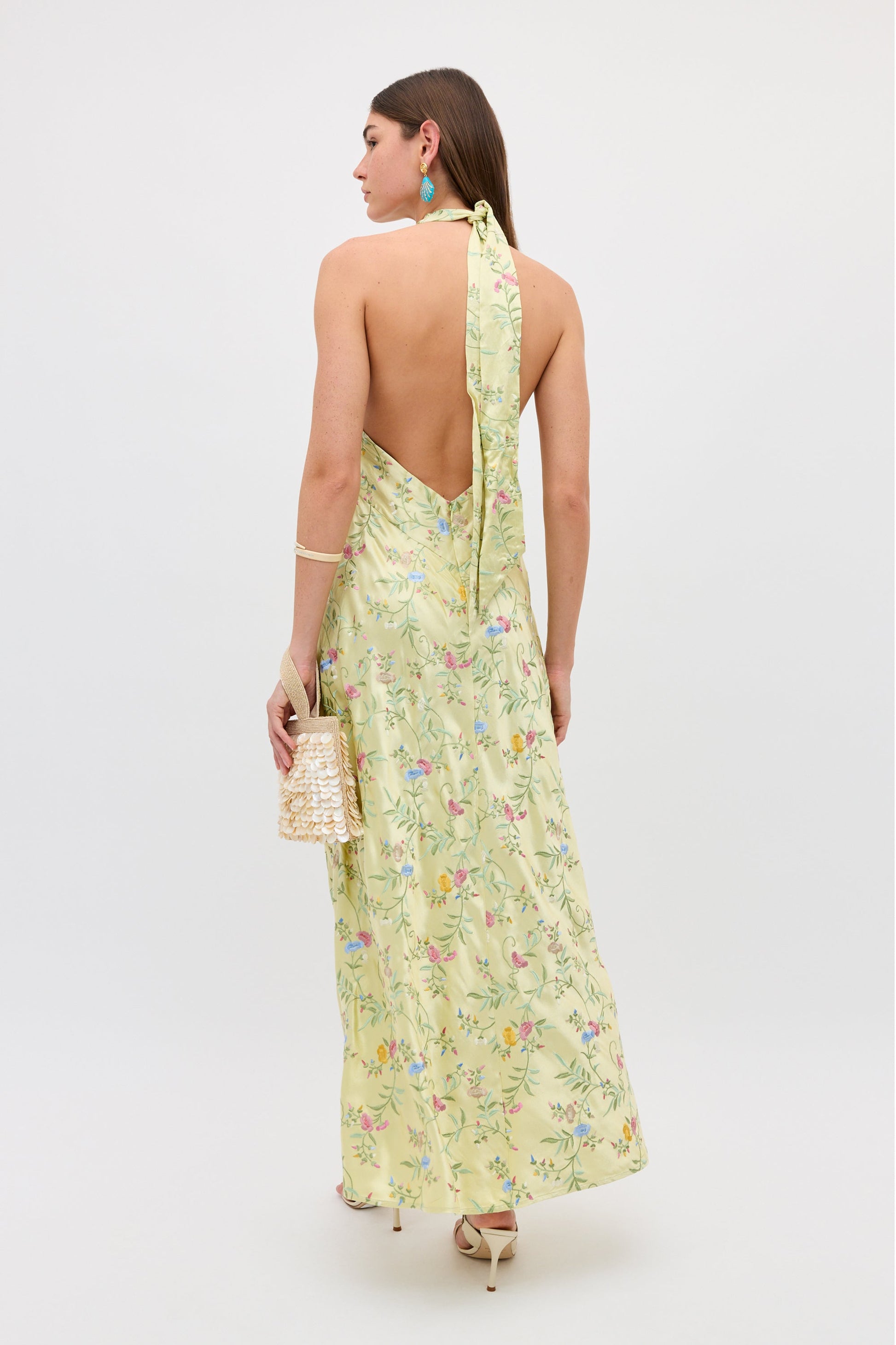 Dune - Botanical Embroidery Green