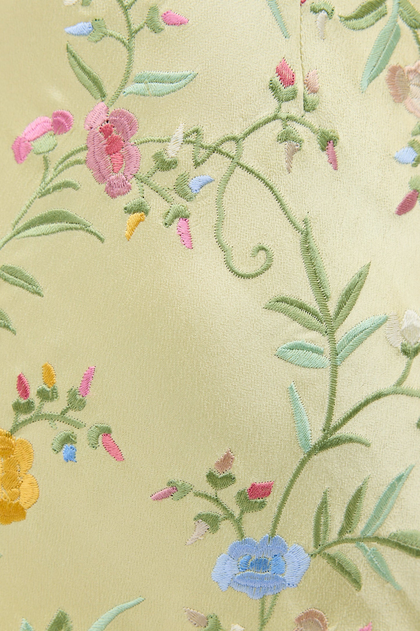 Dune - Botanical Embroidery Green