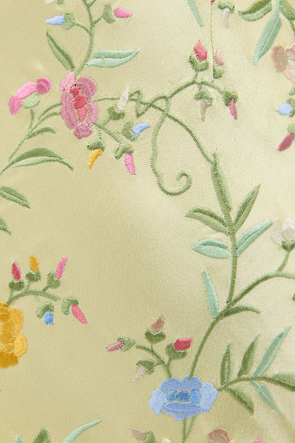 Dune - Botanical Embroidery Green