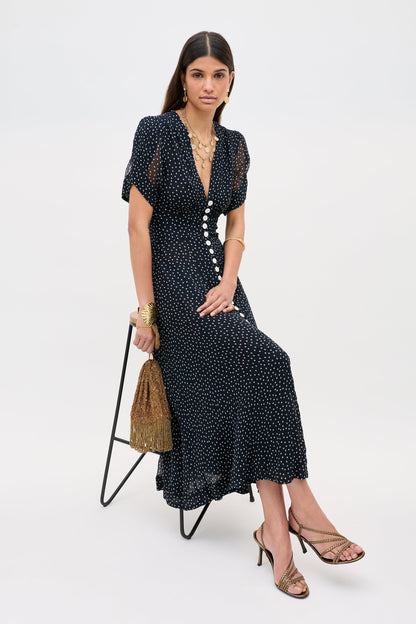 Novara - Painted Spot Deep Navy