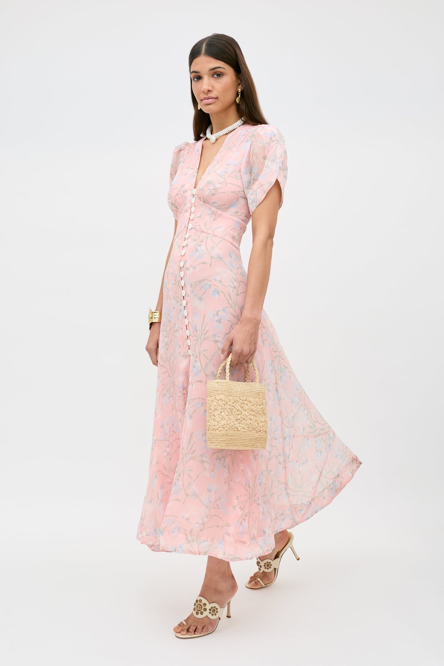 Novara -  Watercolour Floral Pink