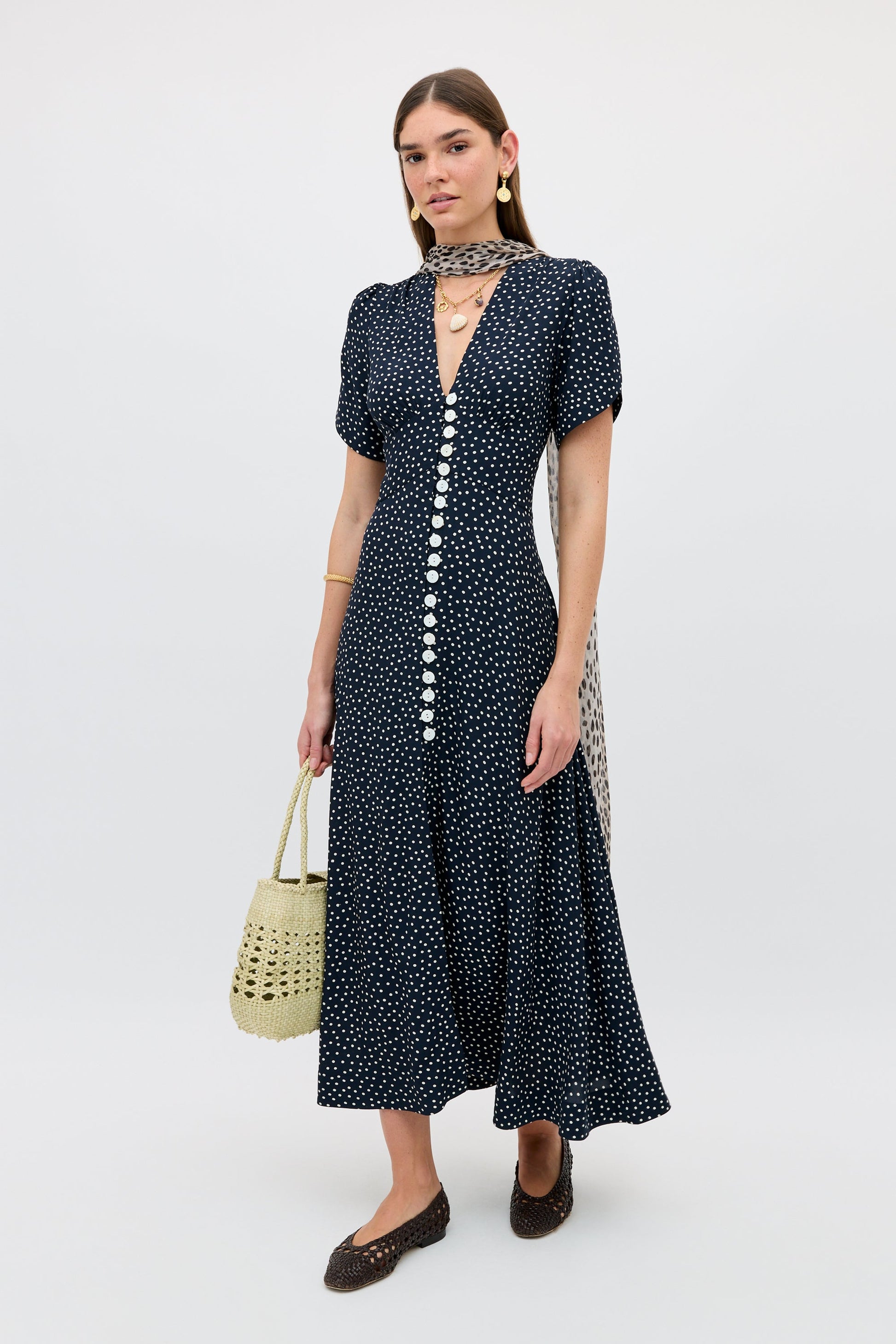 Novara - Painted Spot Midnight Navy