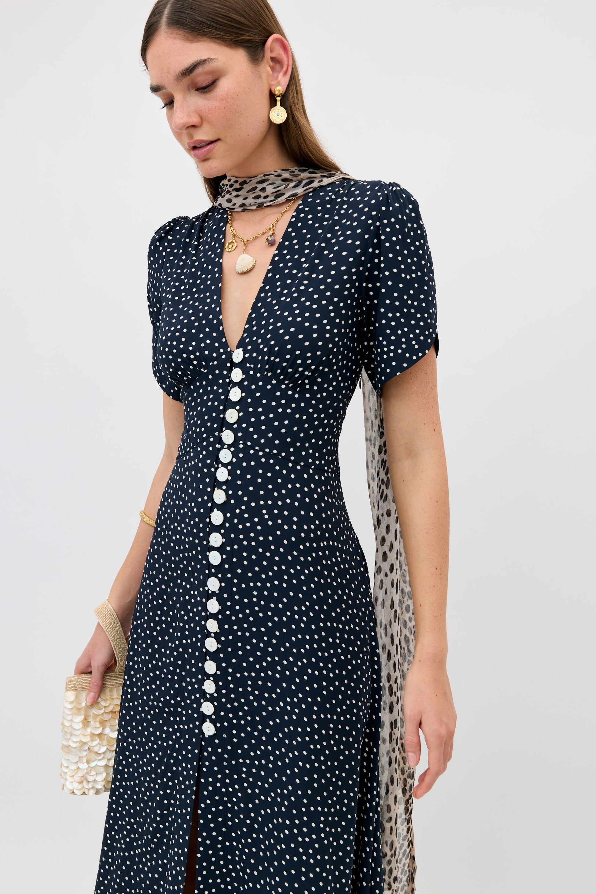 Novara - Painted Spot Midnight Navy