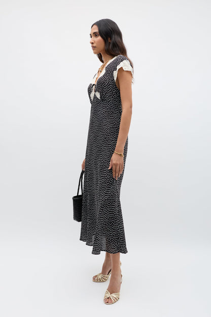Amari  -  Mini Polka Dot Black