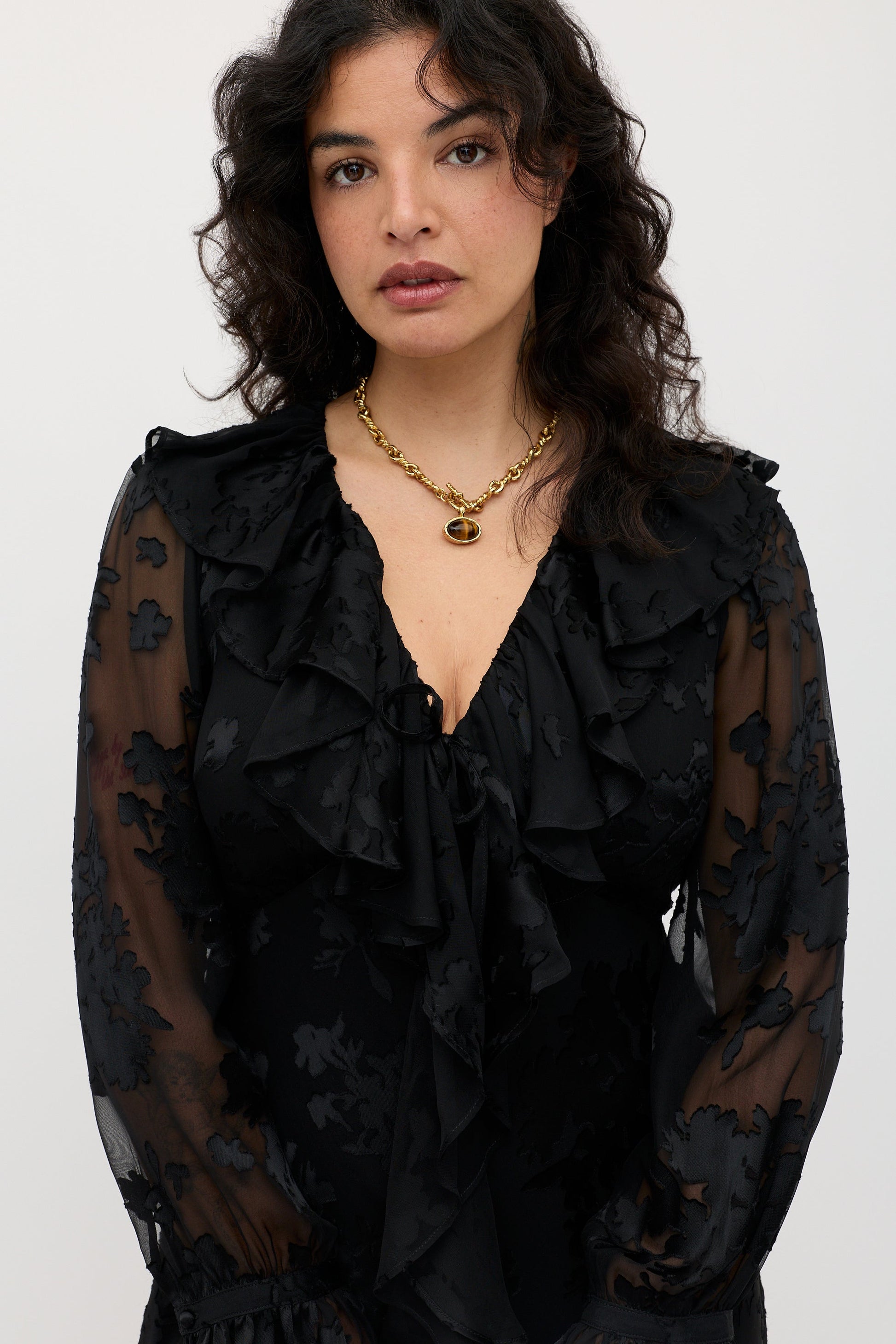 Gracye  -  Bouquet Devoré Black