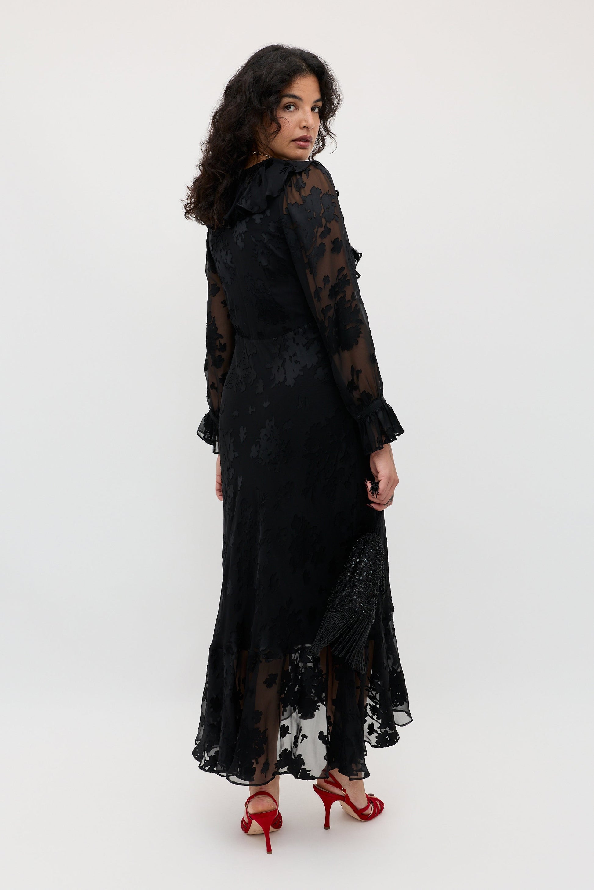 Gracye  -  Bouquet Devoré Black