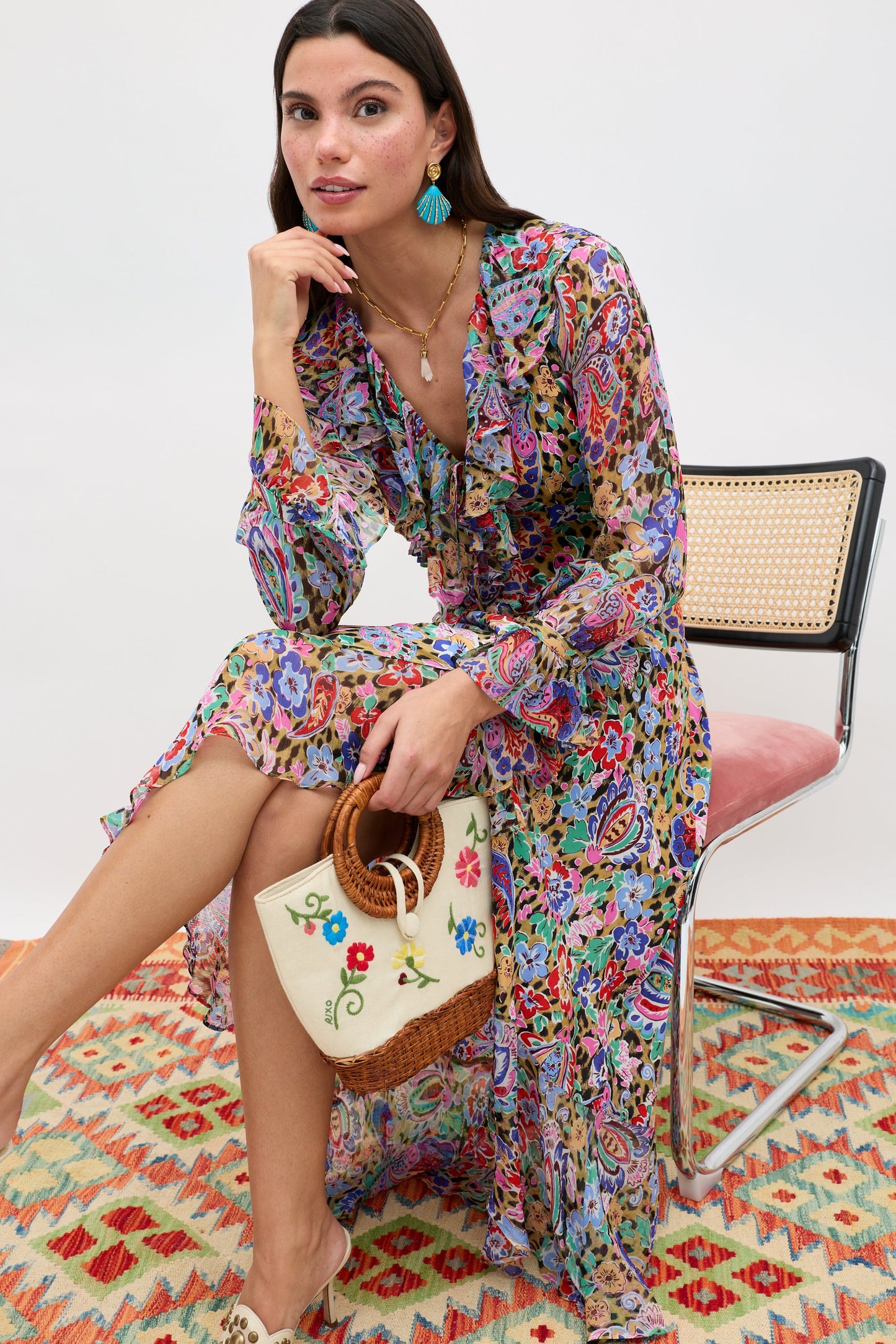 Gracye - Cara Floral Leopard Brown