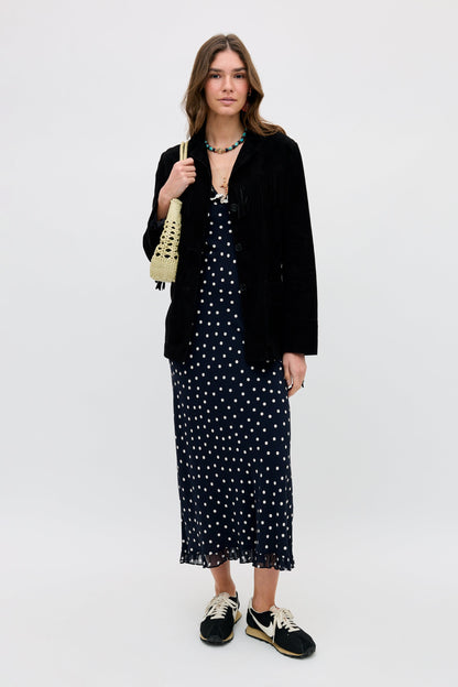 bethea dress layla dot navy