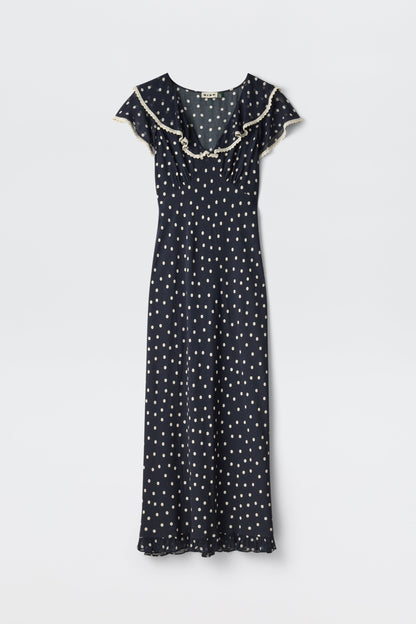 bethea dress layla dot navy