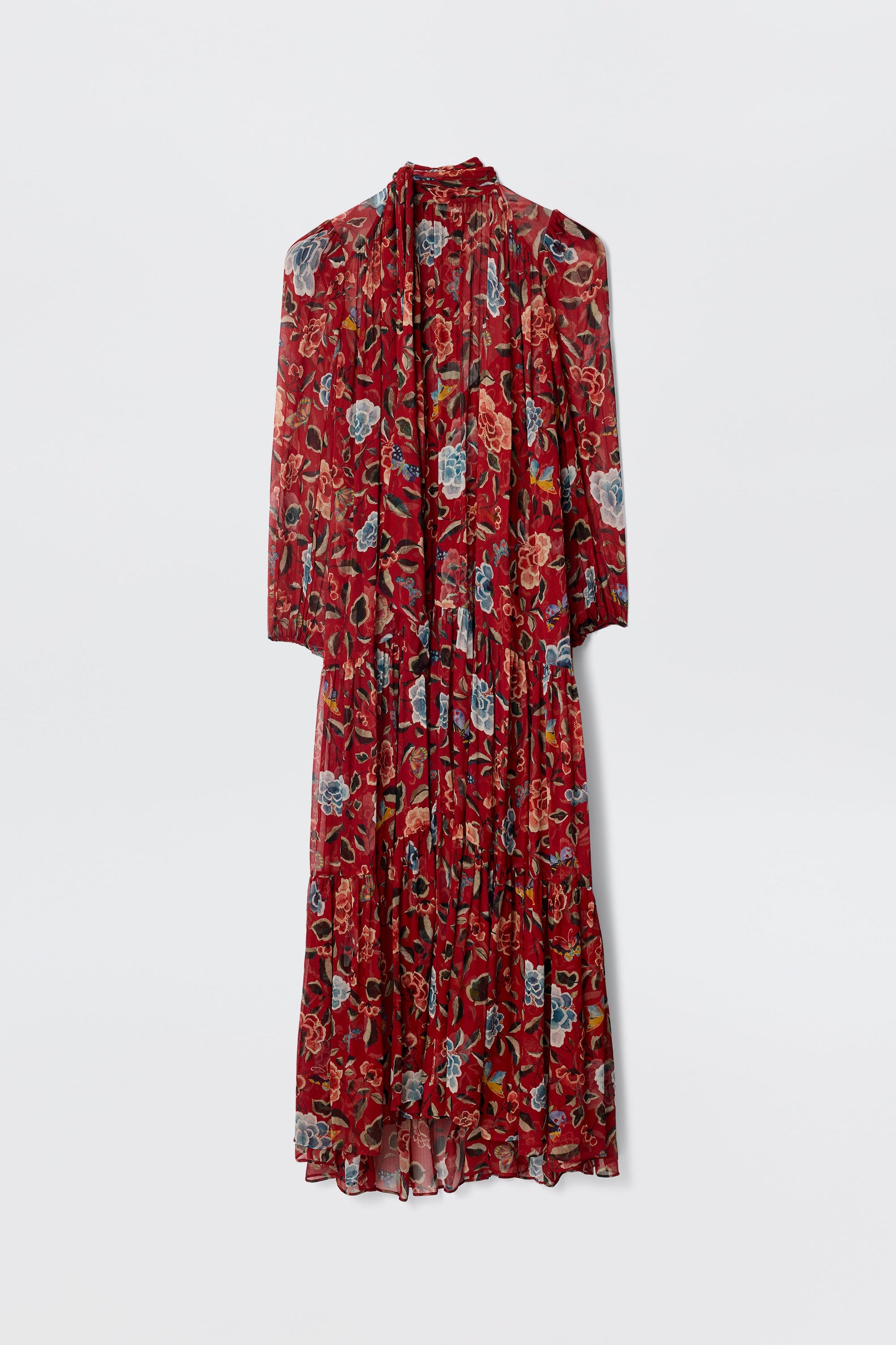 Adalind - Butterfly Floral Burgundy