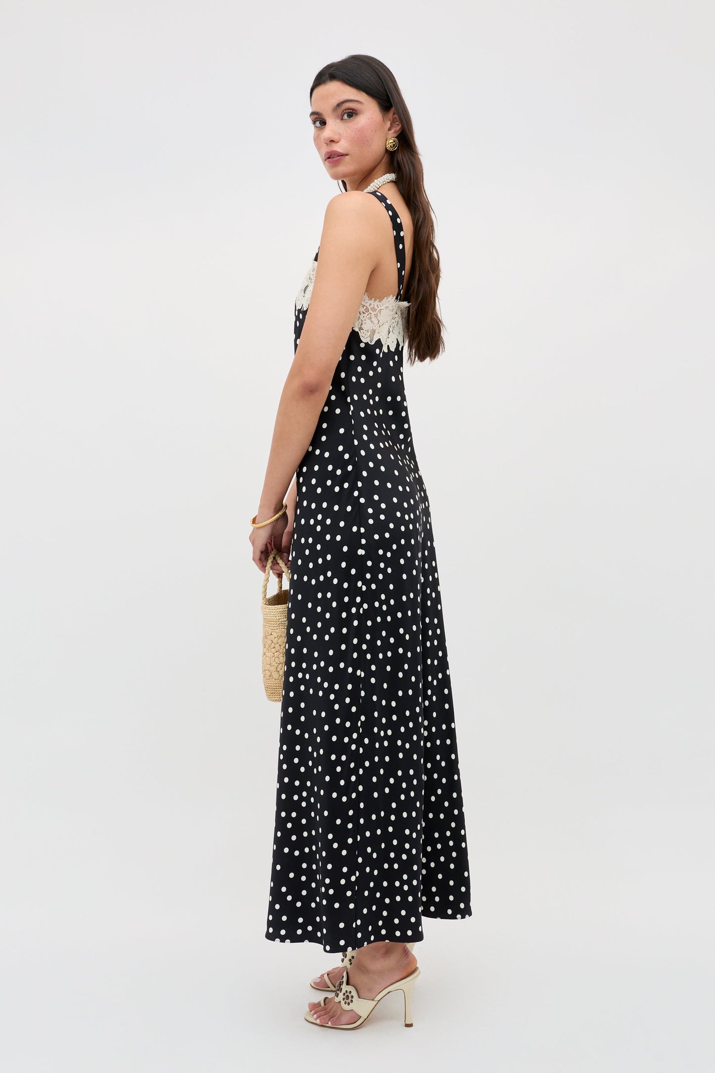 Rosamarie - Scattered Dot Black