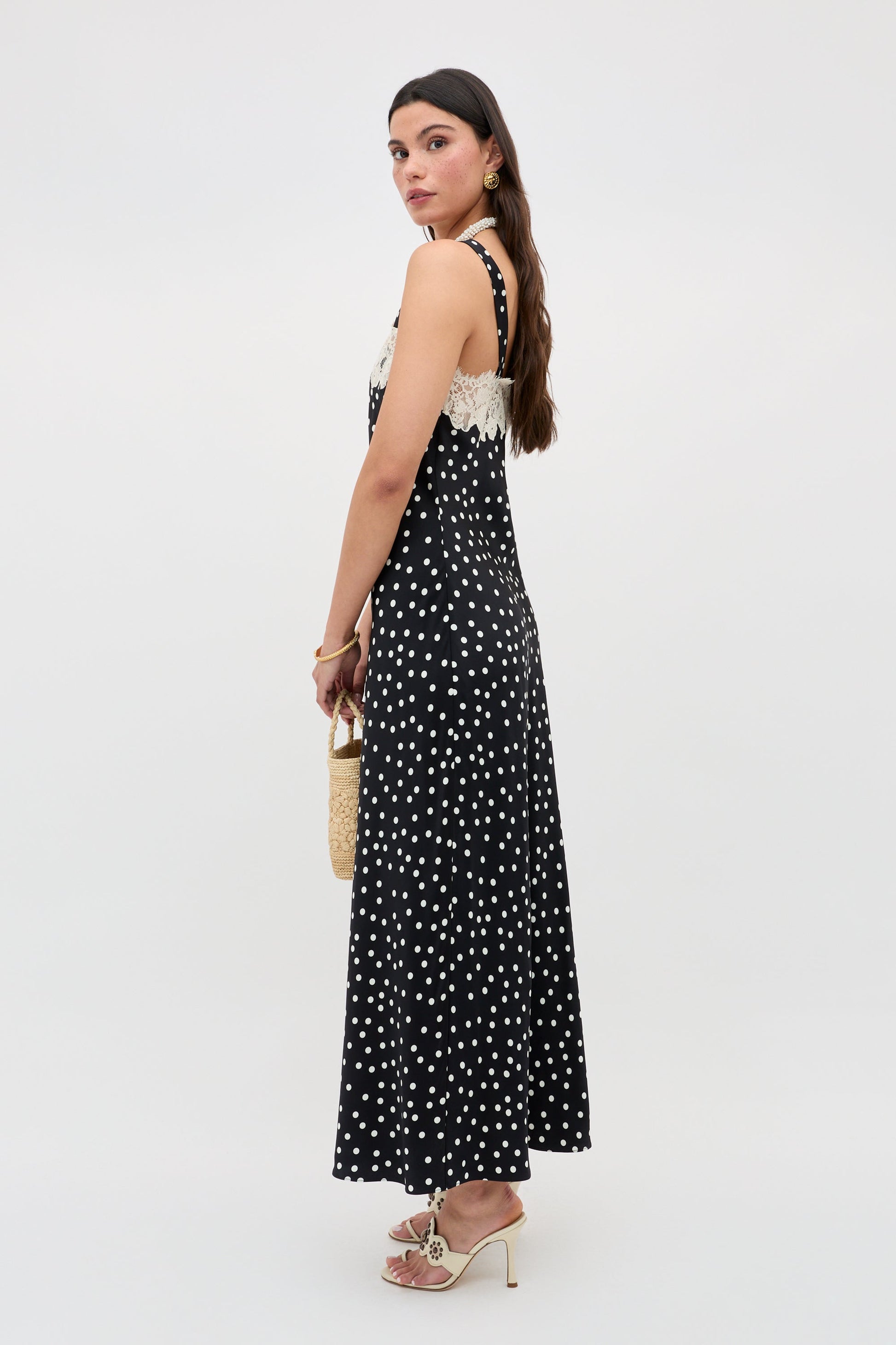 Rosamarie - Scattered Dot Black