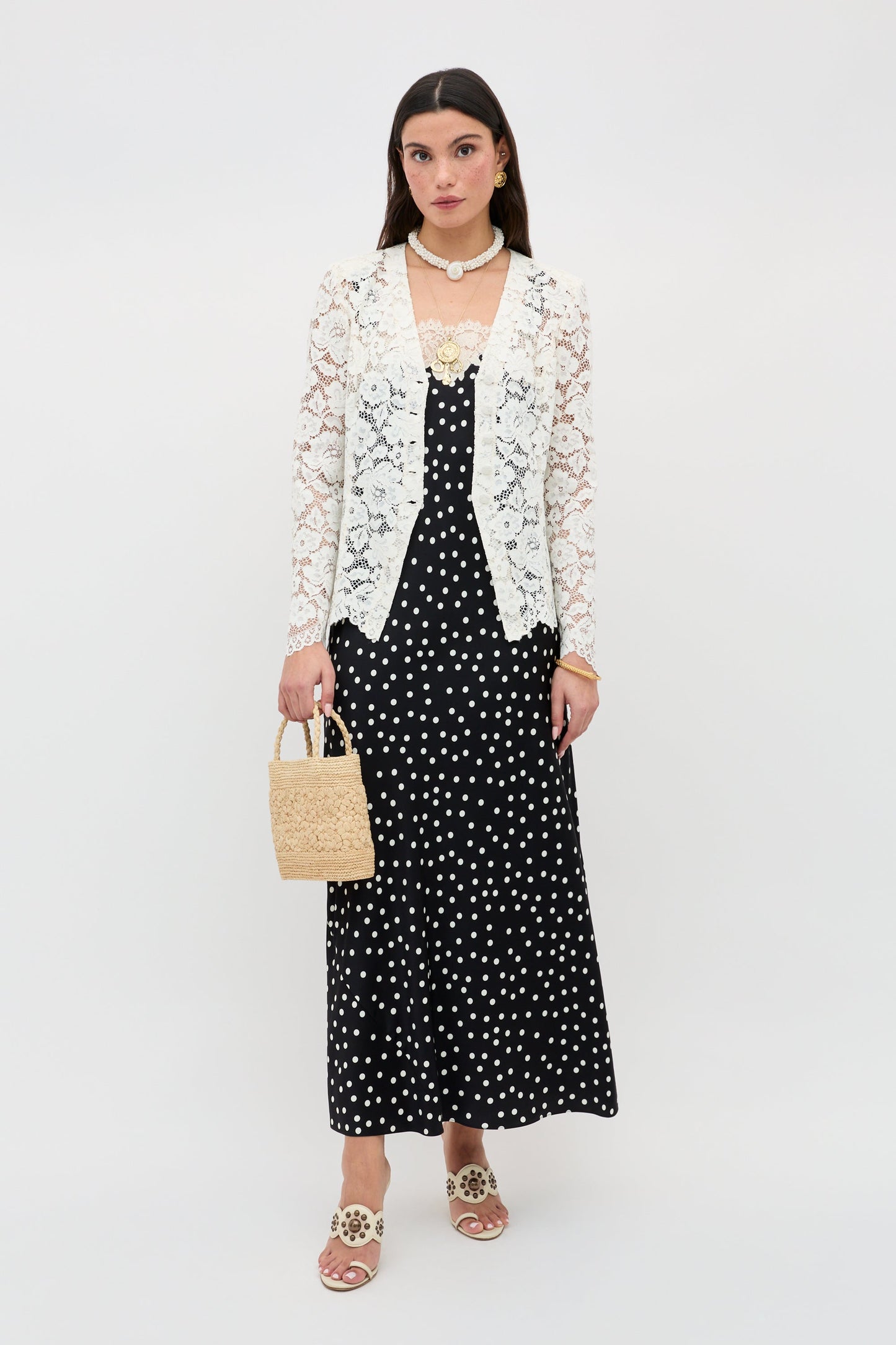 Rosamarie - Scattered Dot Black