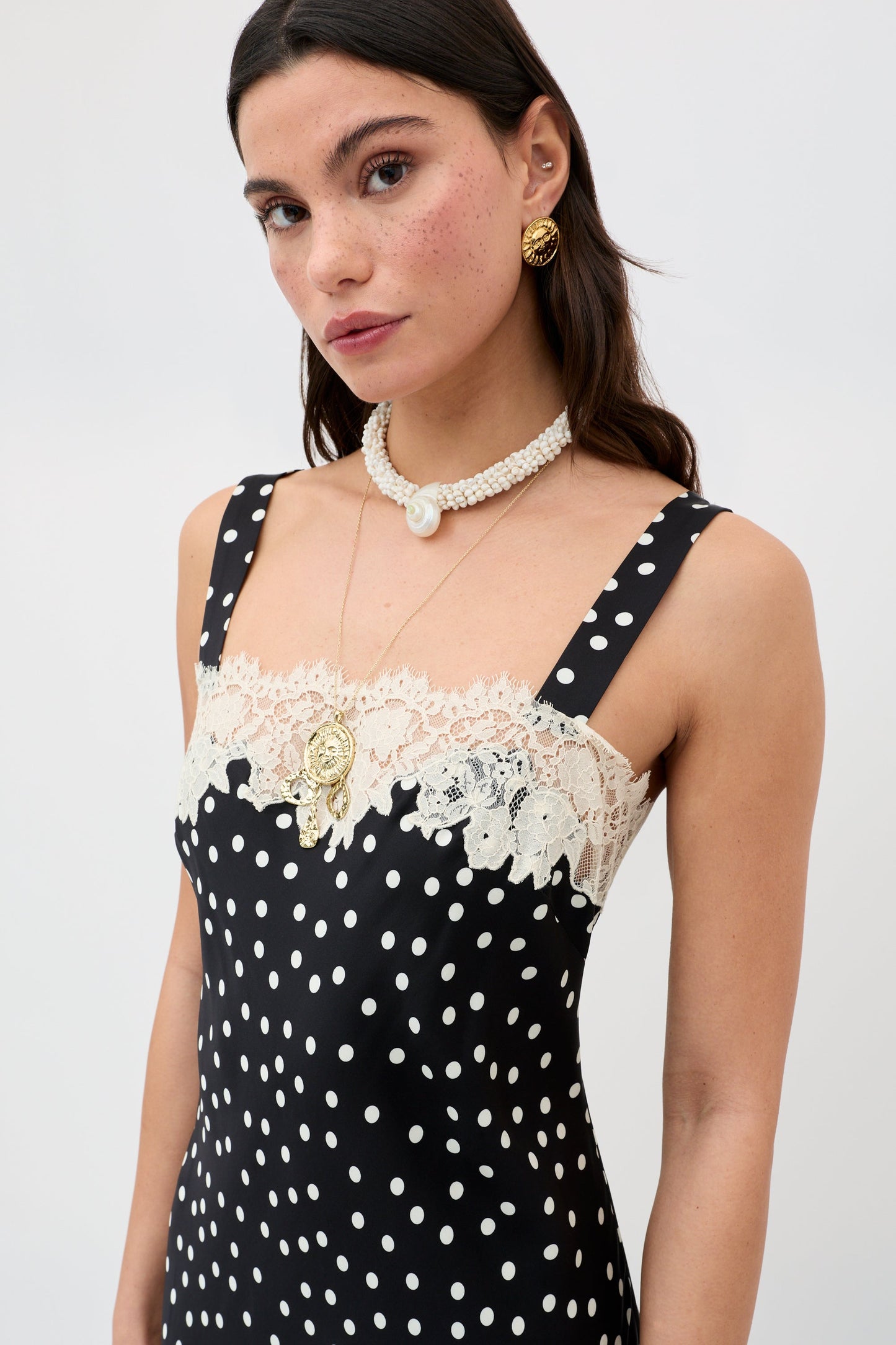 Rosamarie - Scattered Dot Black