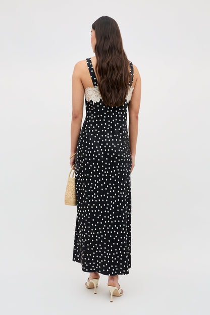 Rosamarie - Scattered Dot Black