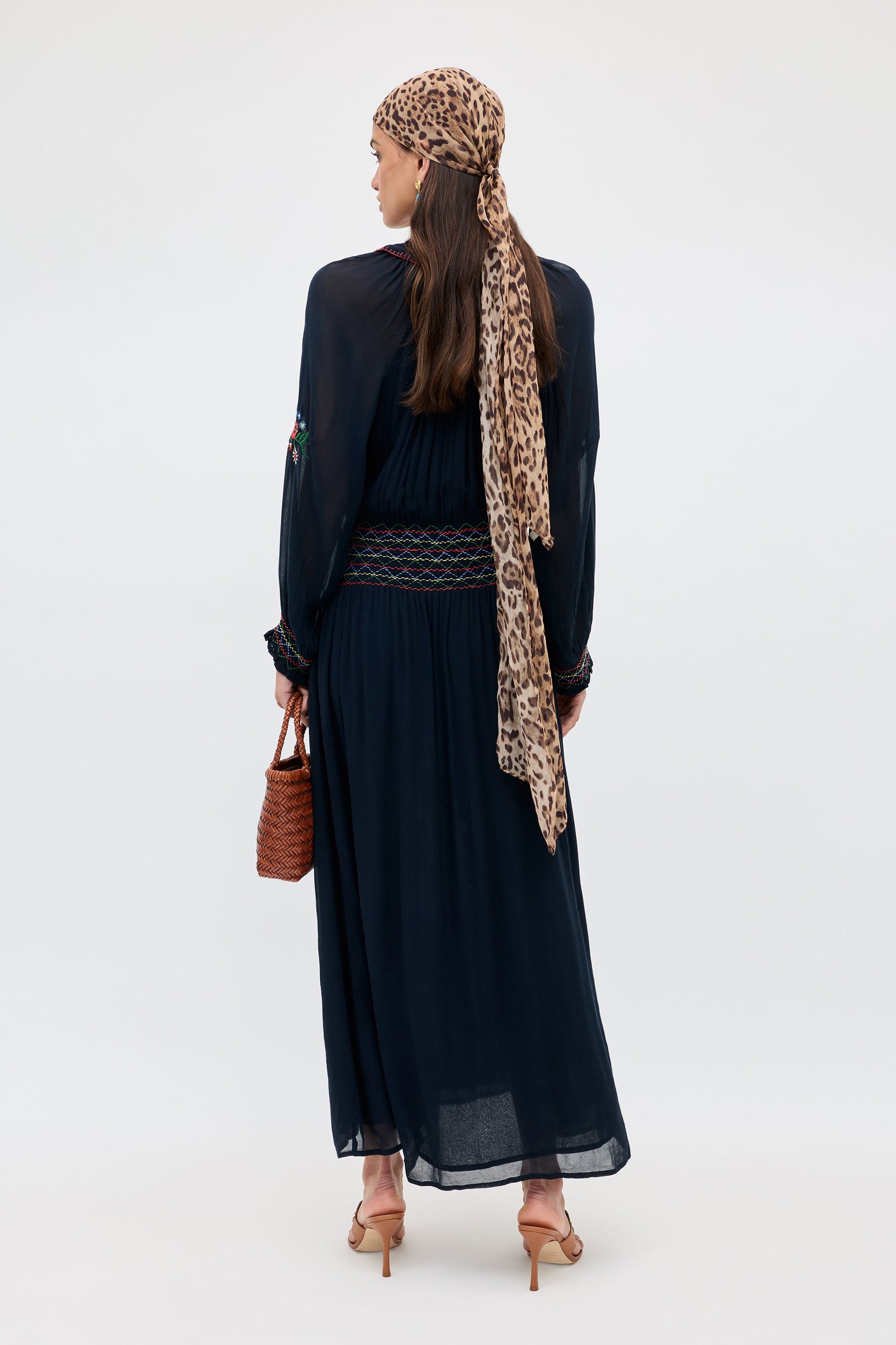 Emilio - Petunia Embroidery Navy