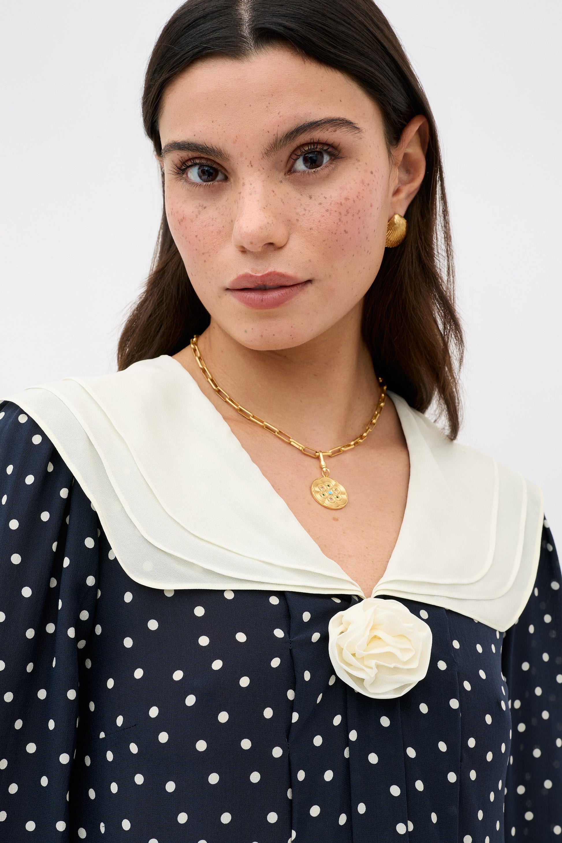 Valetta -  Layla Dot Navy