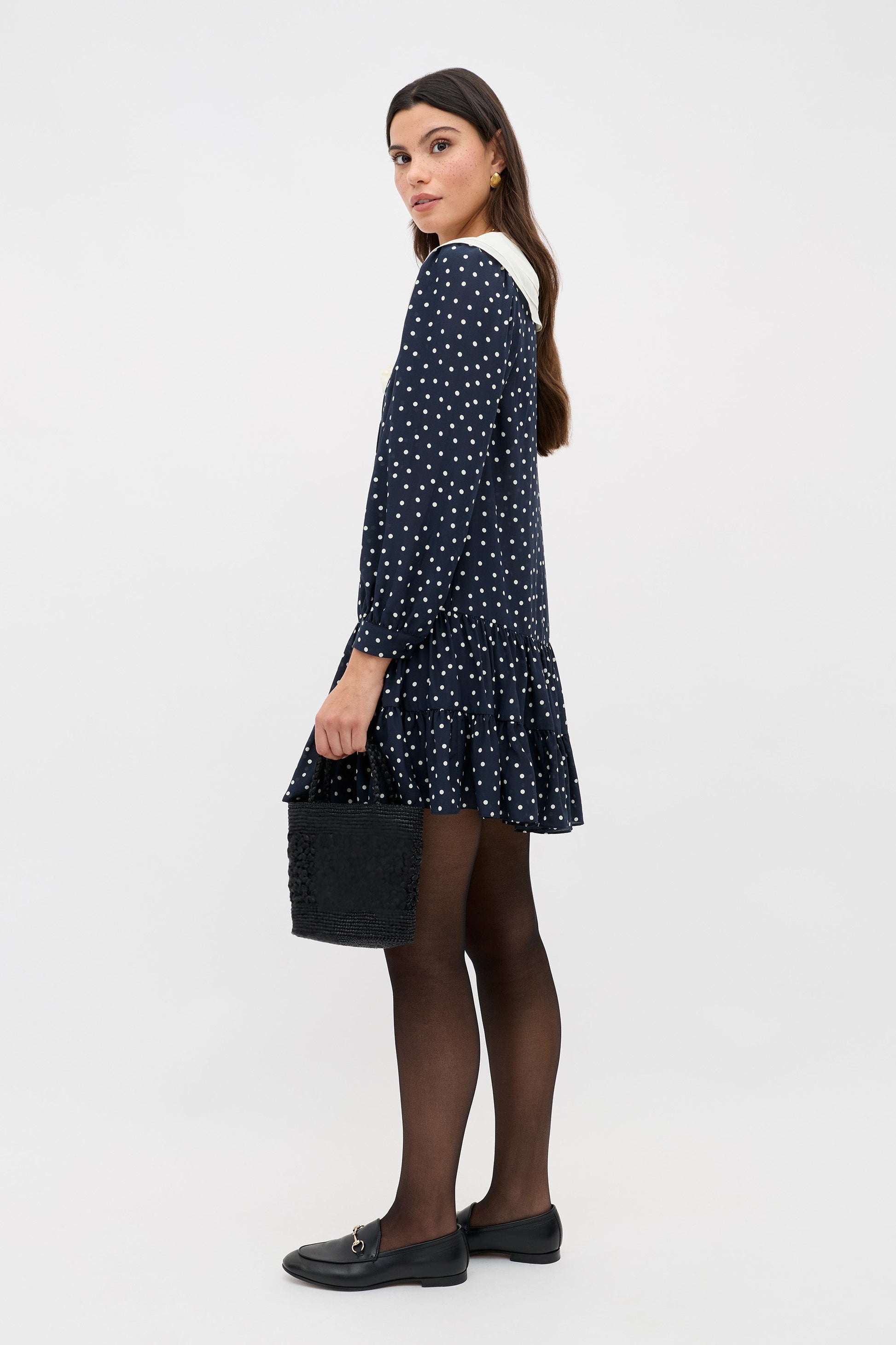 Valetta -  Layla Dot Navy