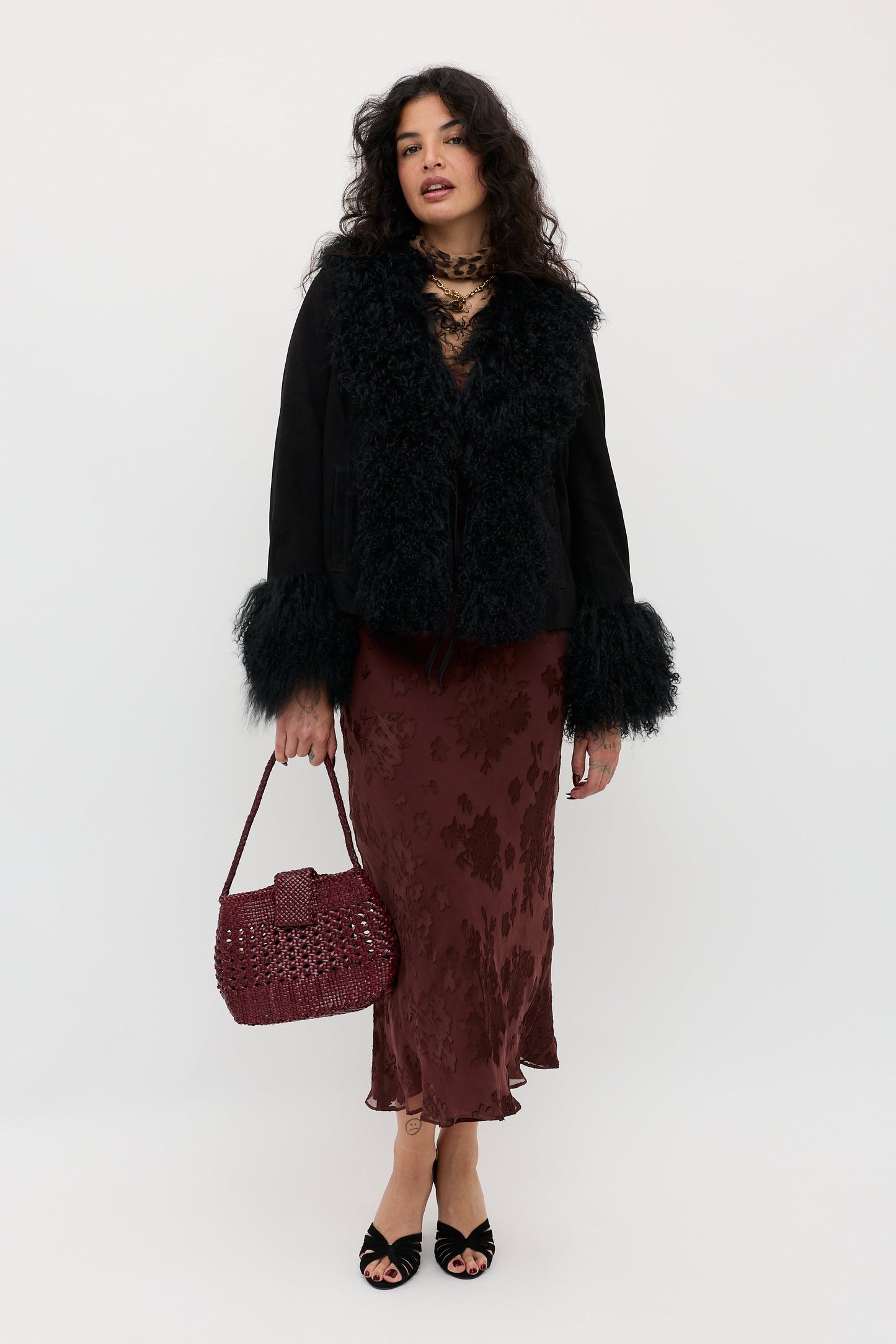 Noraya  -  Bouquet Devoré Brown