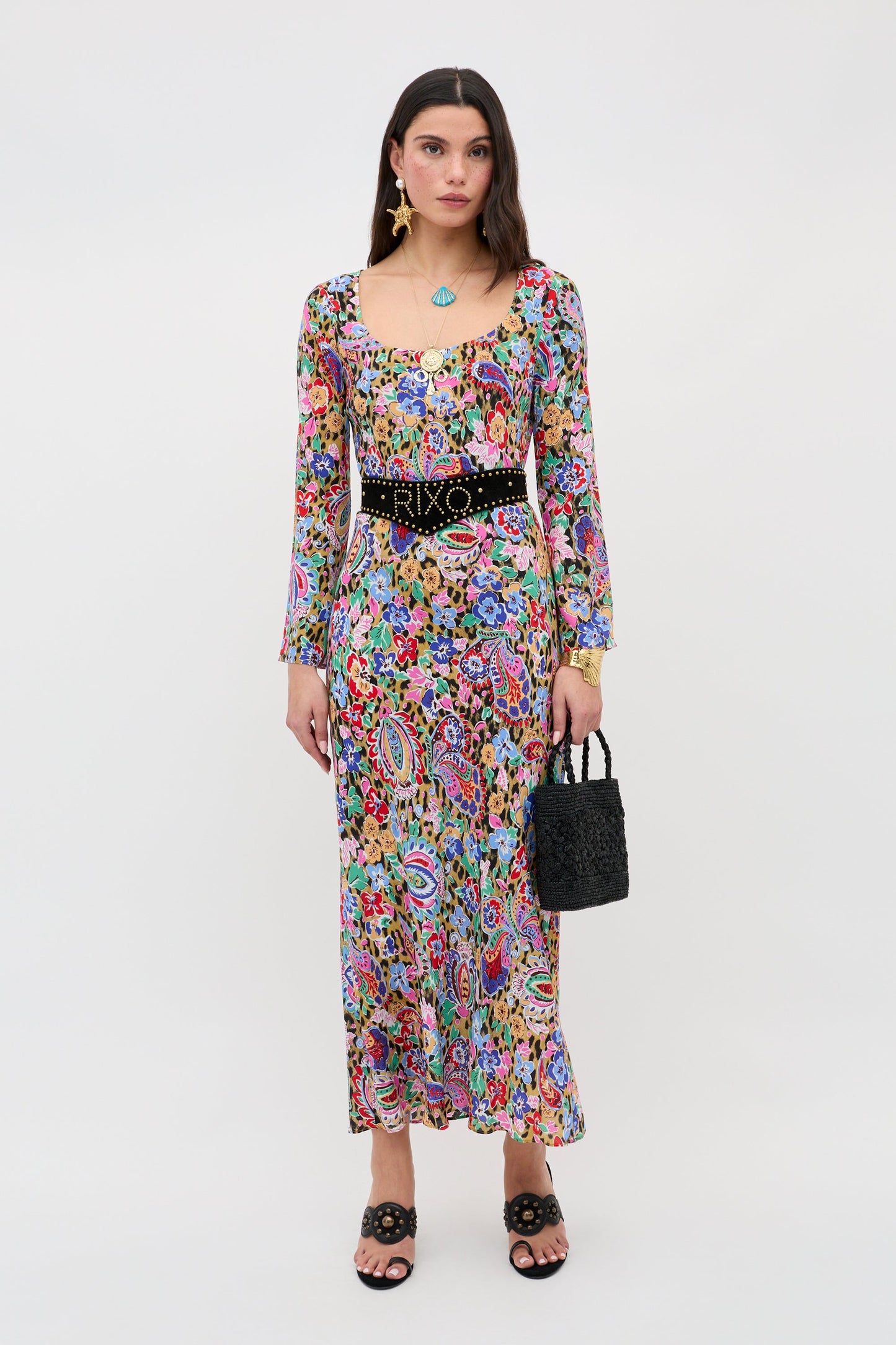 Noraya - Cara Floral Leopard Brown
