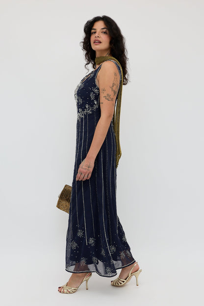 Silvanna - Tilda Embellishment Navy