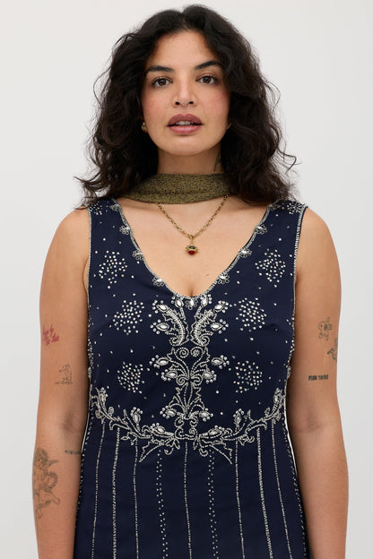 Silvanna - Tilda Embellishment Navy
