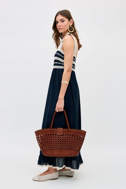 malie dress deep navy
