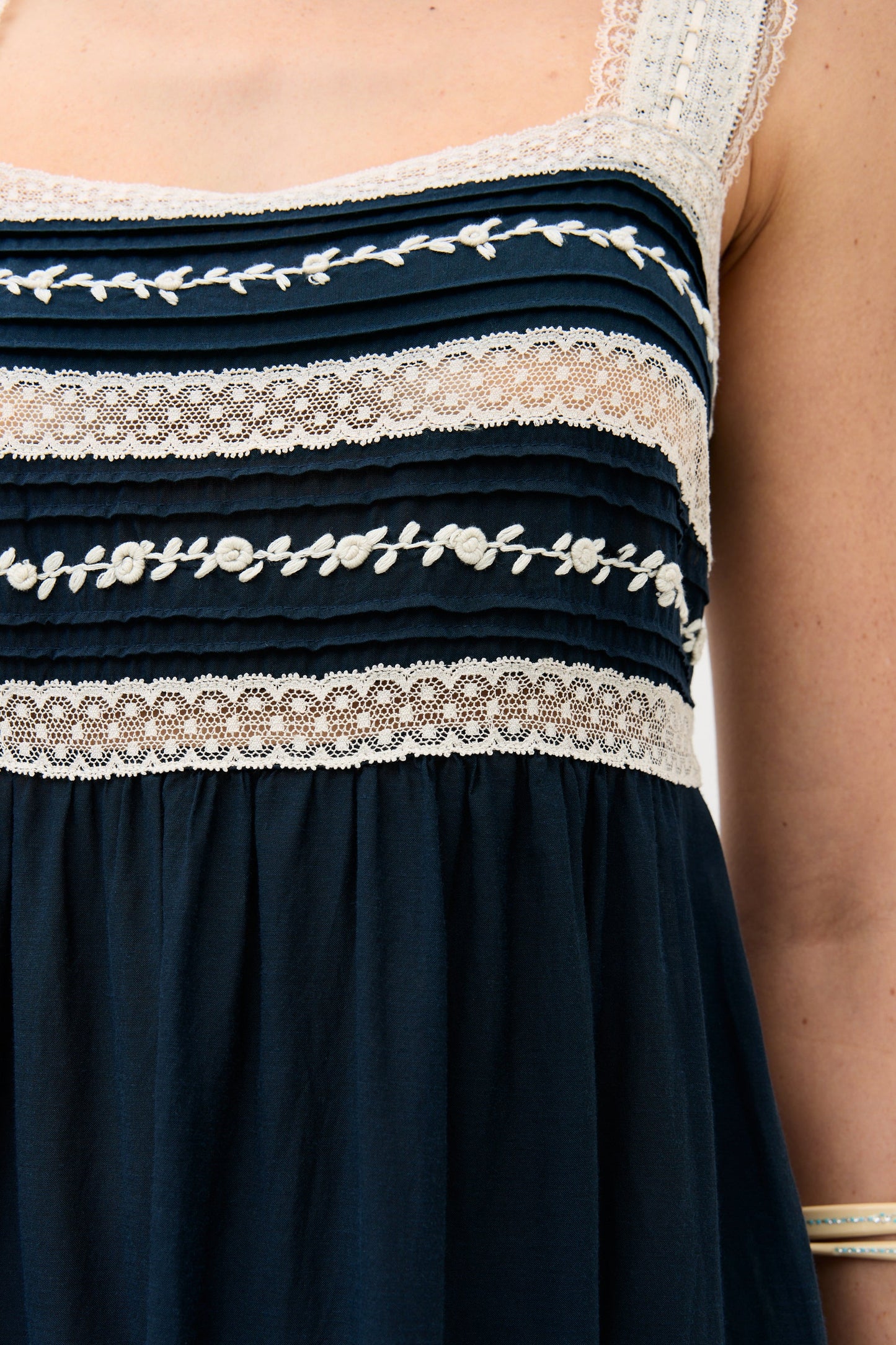 malie dress deep navy