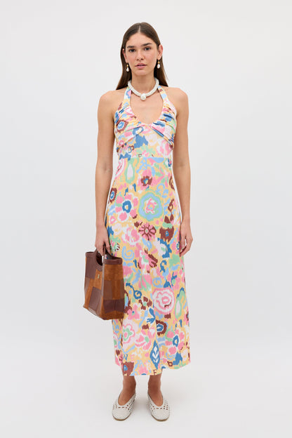 Ilyana - Ikat Bloom Yellow