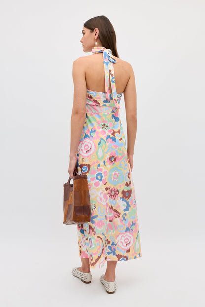 Ilyana - Ikat Bloom Yellow