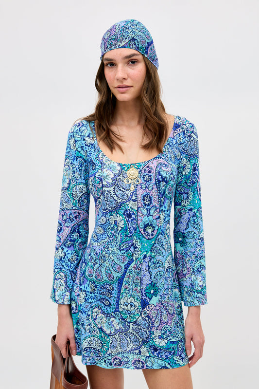 Dulce - Paisley Floral Blue
