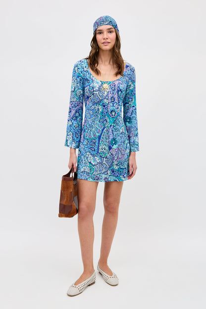 Dulce - Paisley Floral Blue