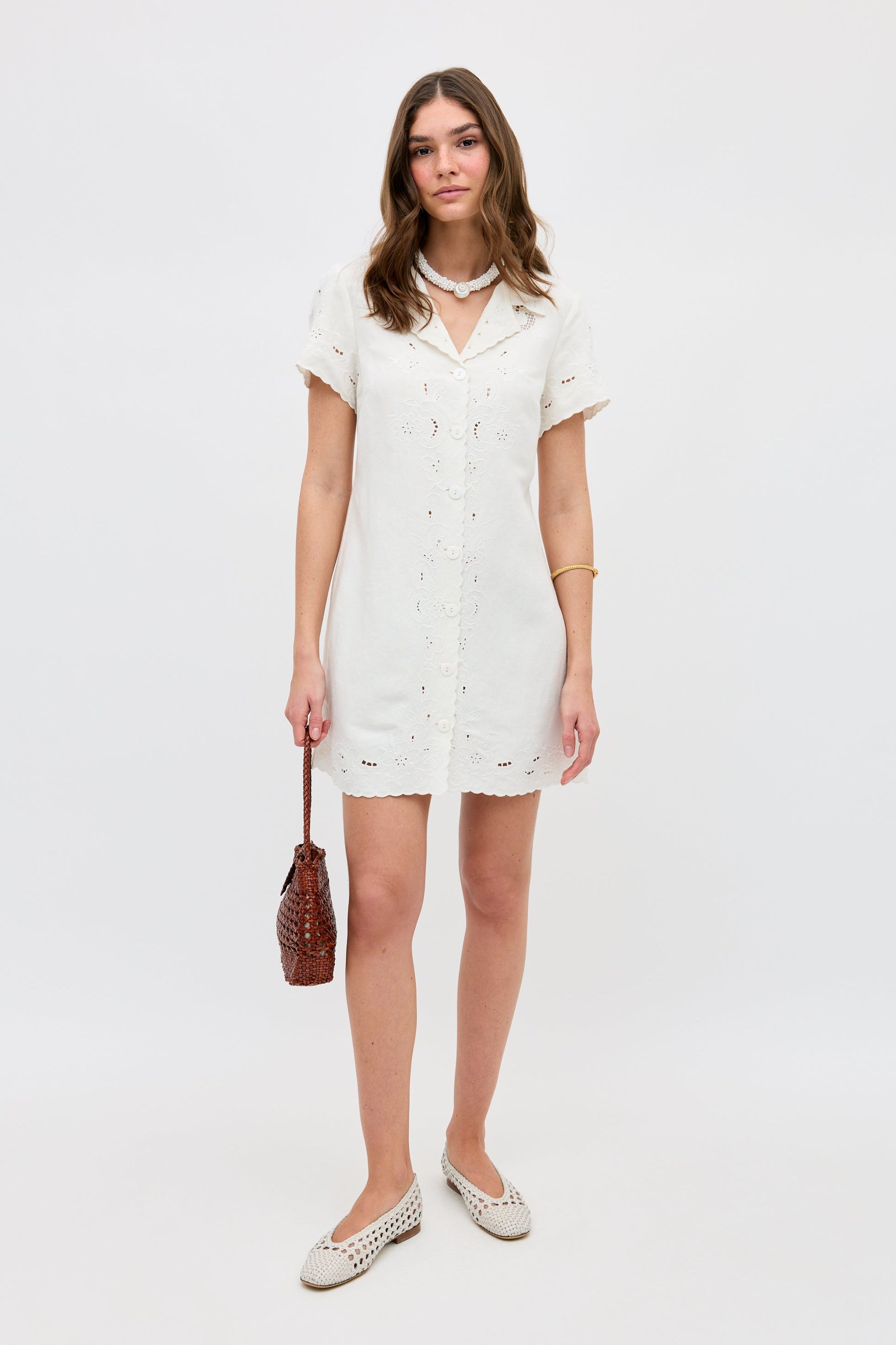 Zayanna - Esther Cutwork Embroidery Ivory