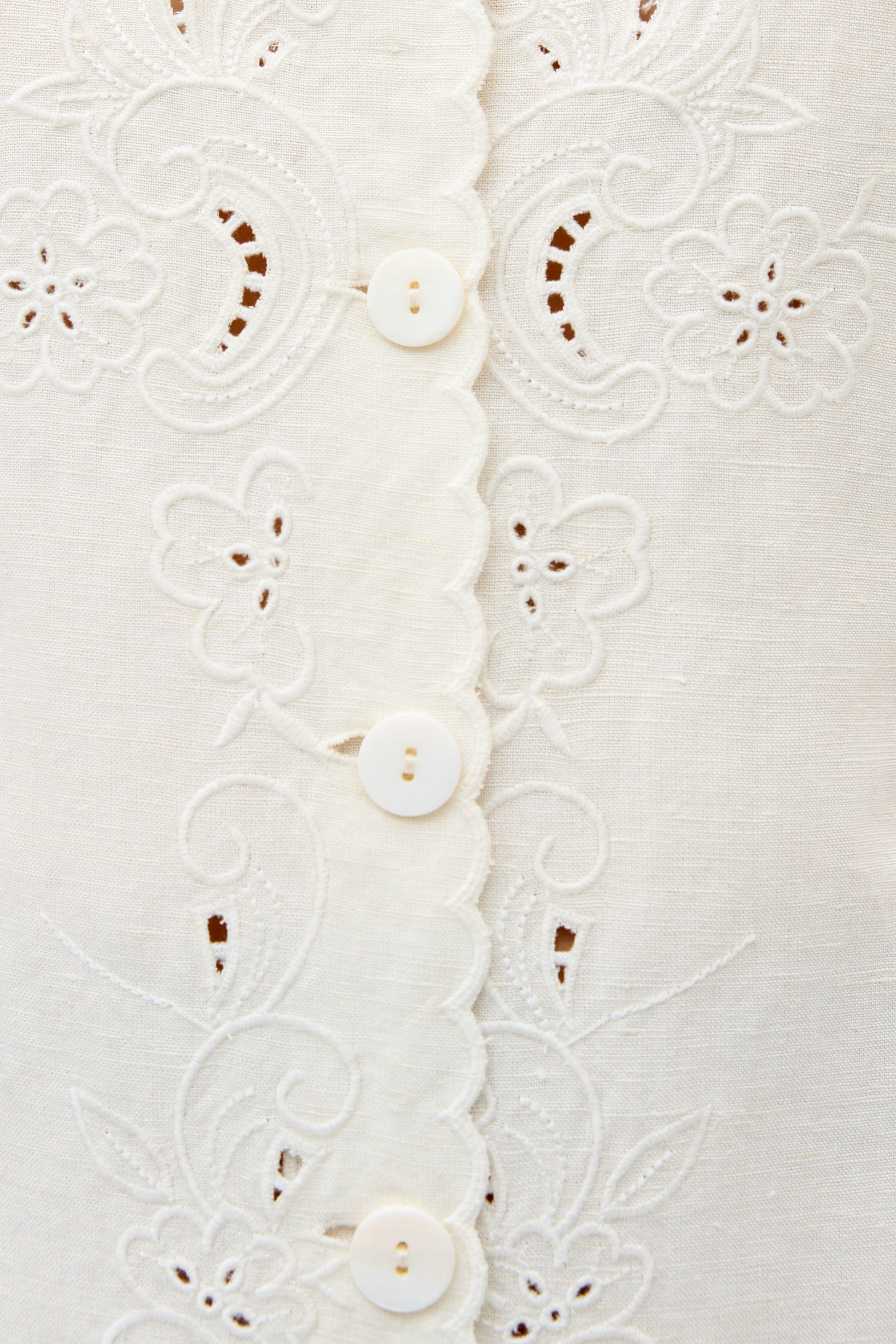 Zayanna - Esther Cutwork Embroidery Ivory