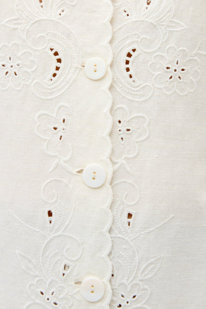 Zayanna - Esther Cutwork Embroidery Ivory