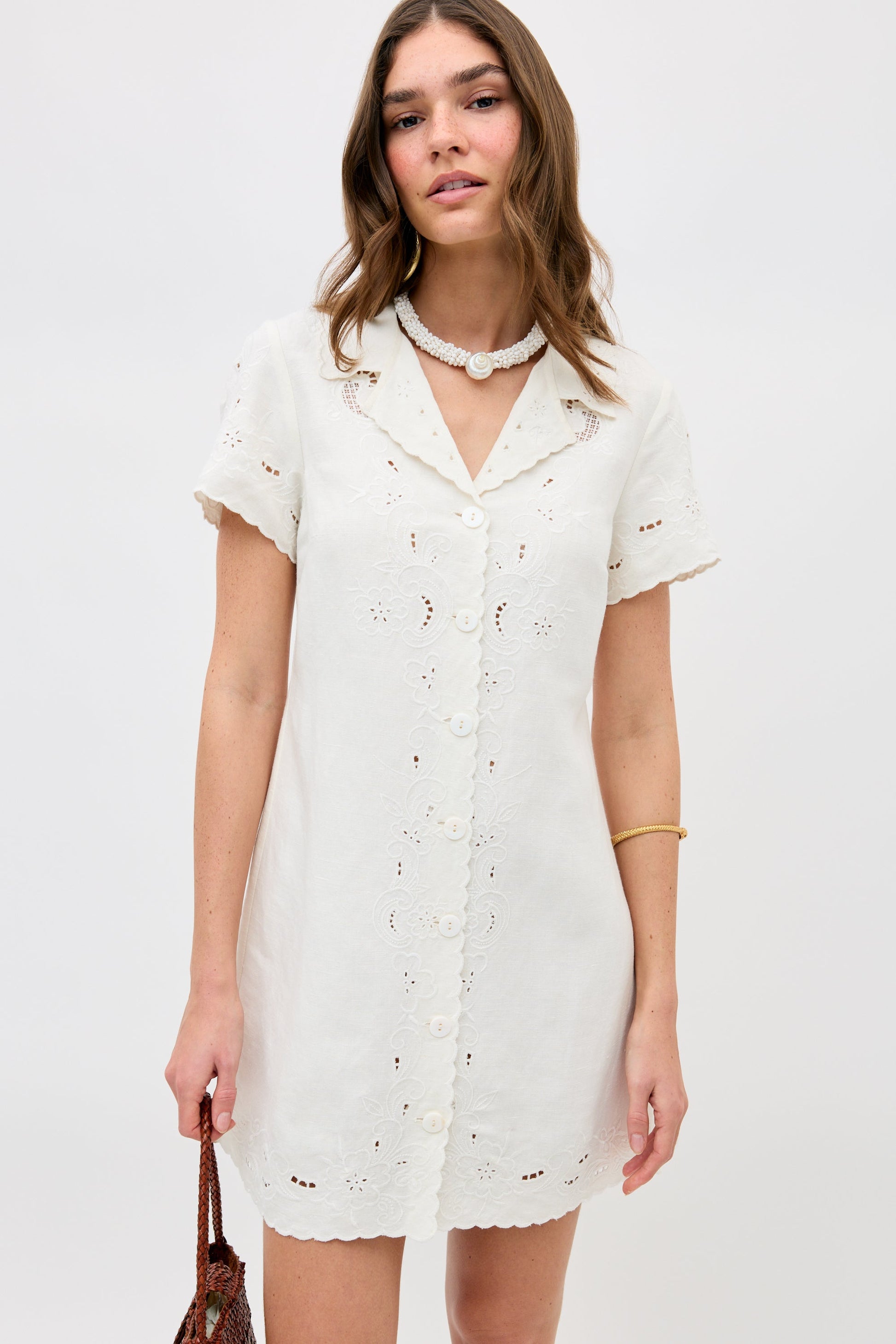 Zayanna - Esther Cutwork Embroidery Ivory
