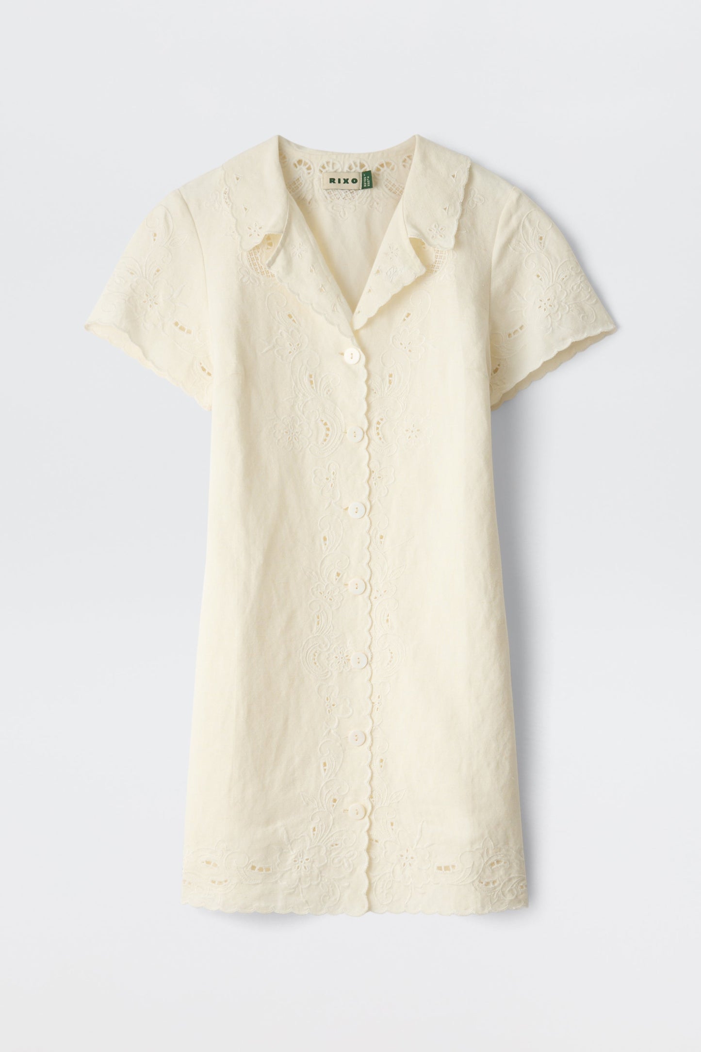 Zayanna - Esther Cutwork Embroidery Ivory