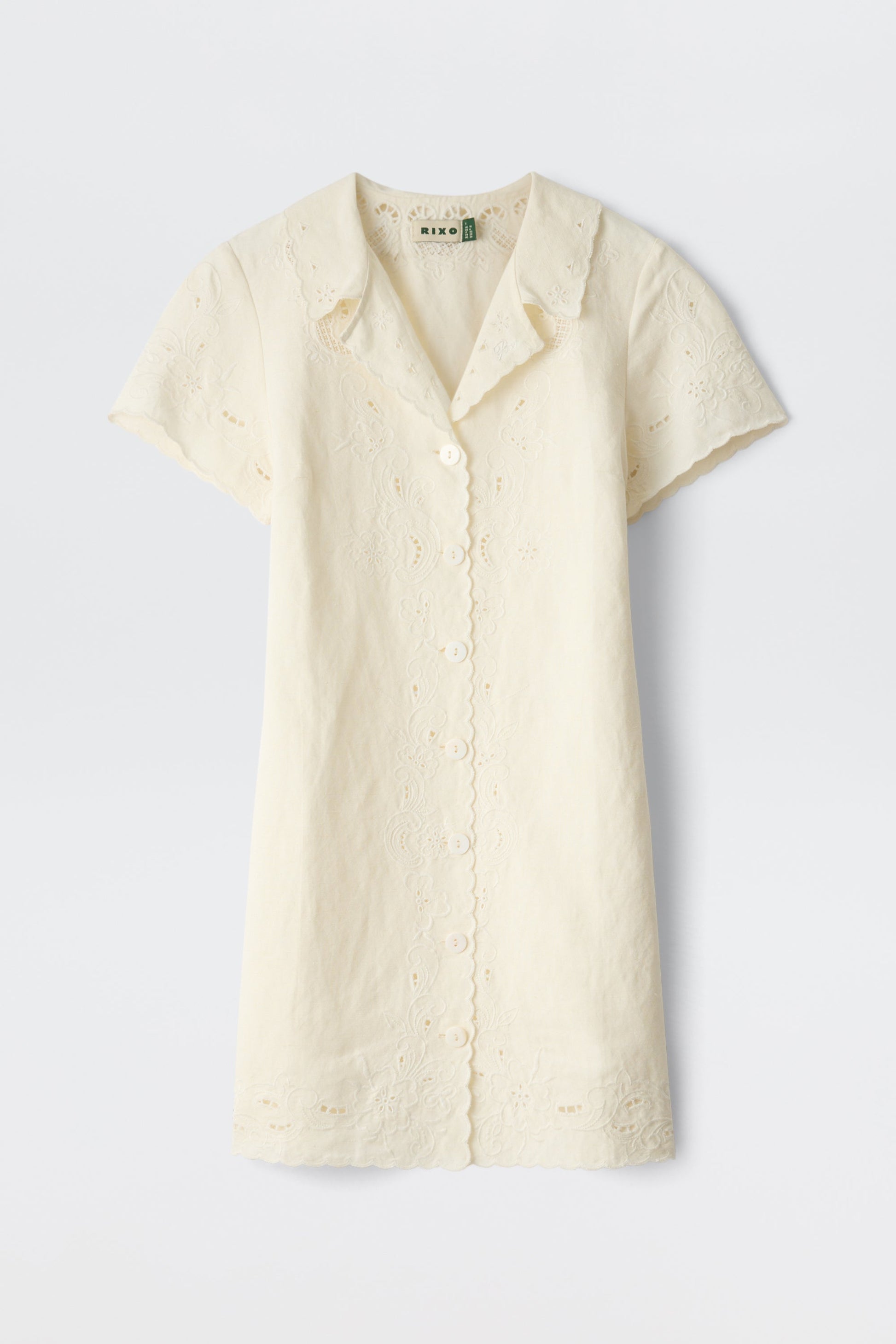 Zayanna - Esther Cutwork Embroidery Ivory