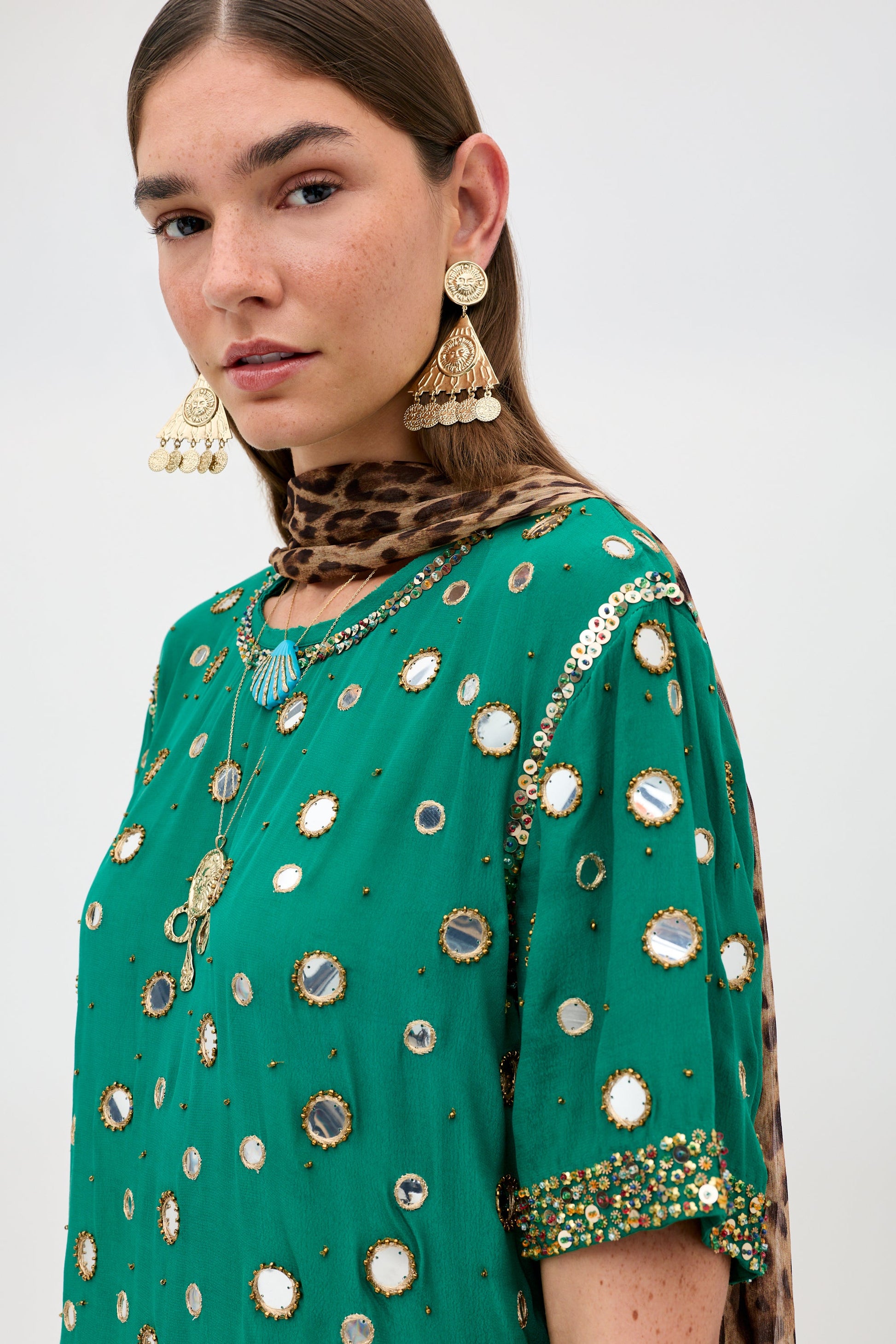 Cruz - Lume Embellishment Dark Green