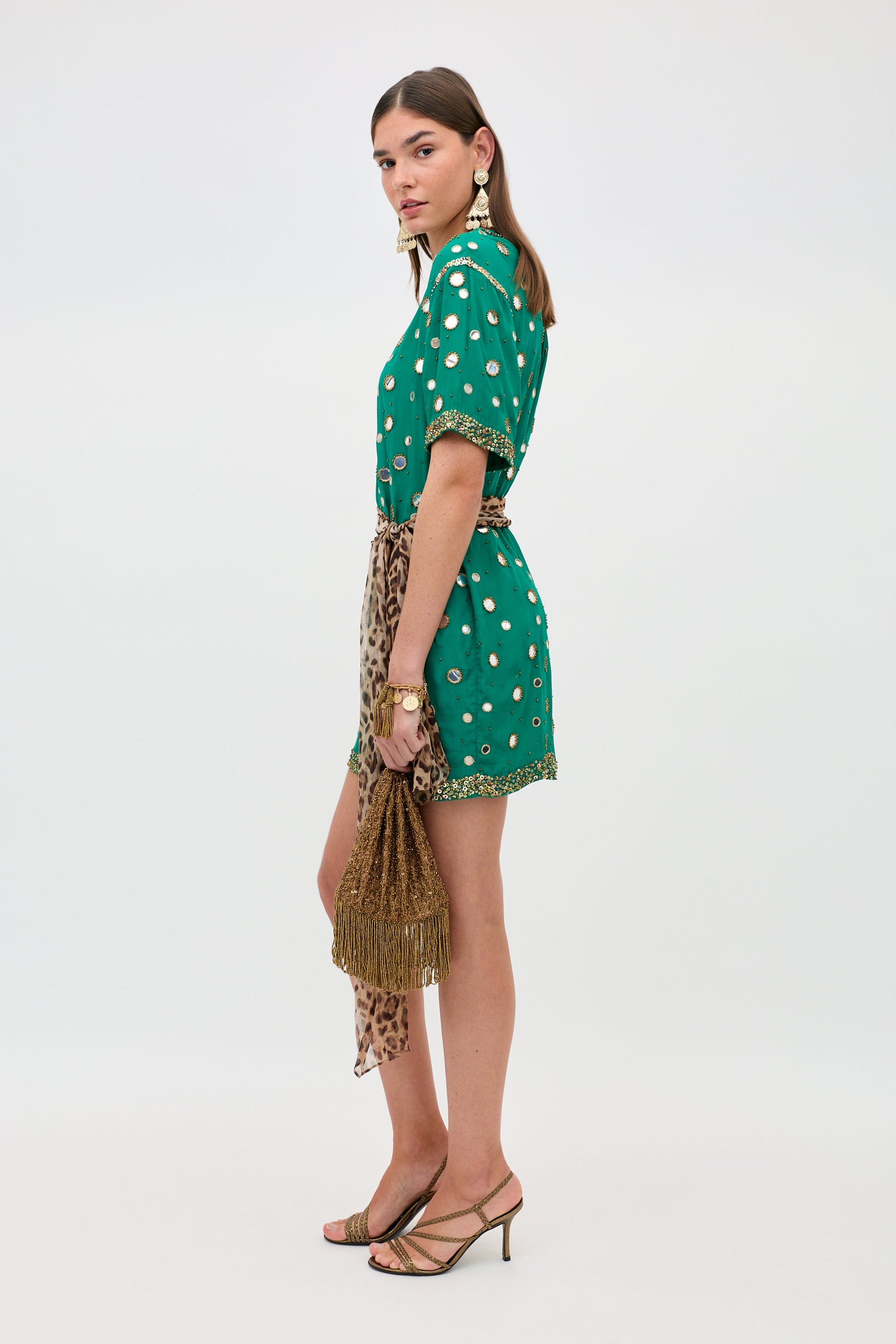 Cruz - Lume Embellishment Dark Green