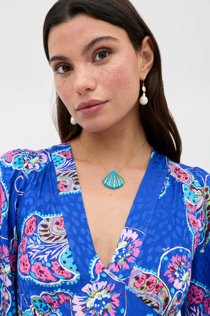 Margaux - Butterfly Bloom Jacquard Blue